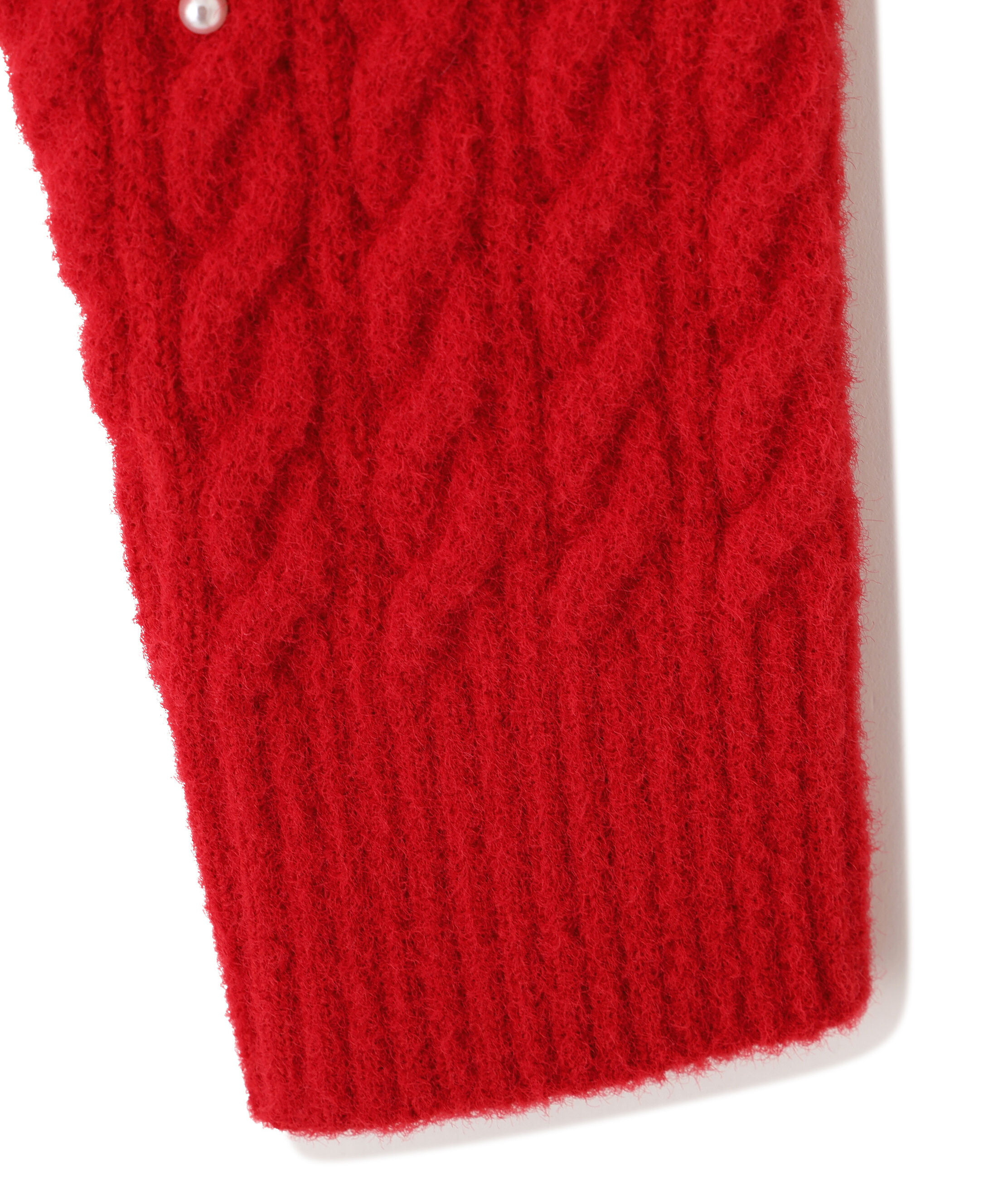  「ランダムパールミニケーブルニット」|ニット・セーター|