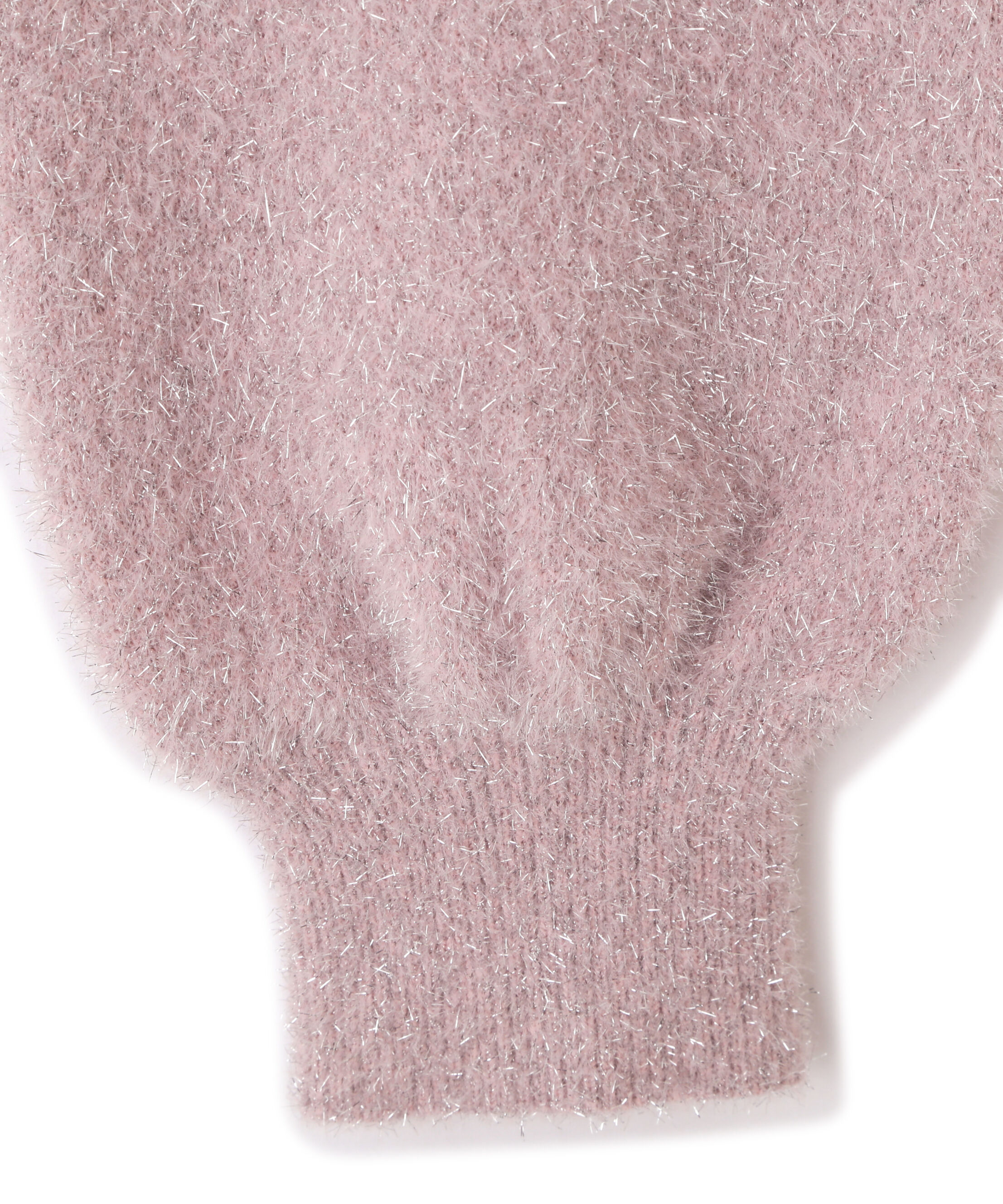  「ハートボタンラメフェザーカーディガン」|ニット・セーター|