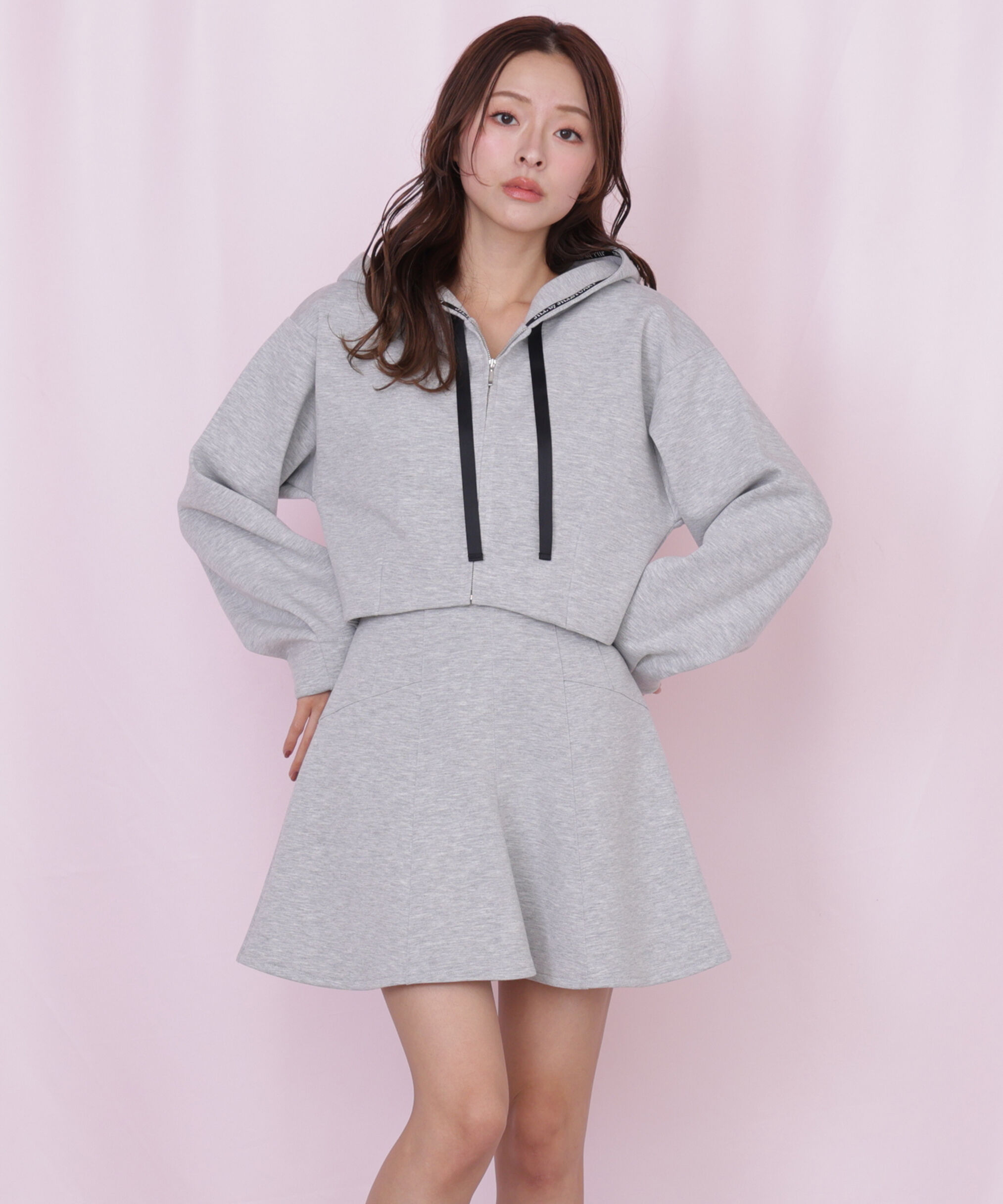  「ダイバー素材インナーパンツ付スカート」|スカート|