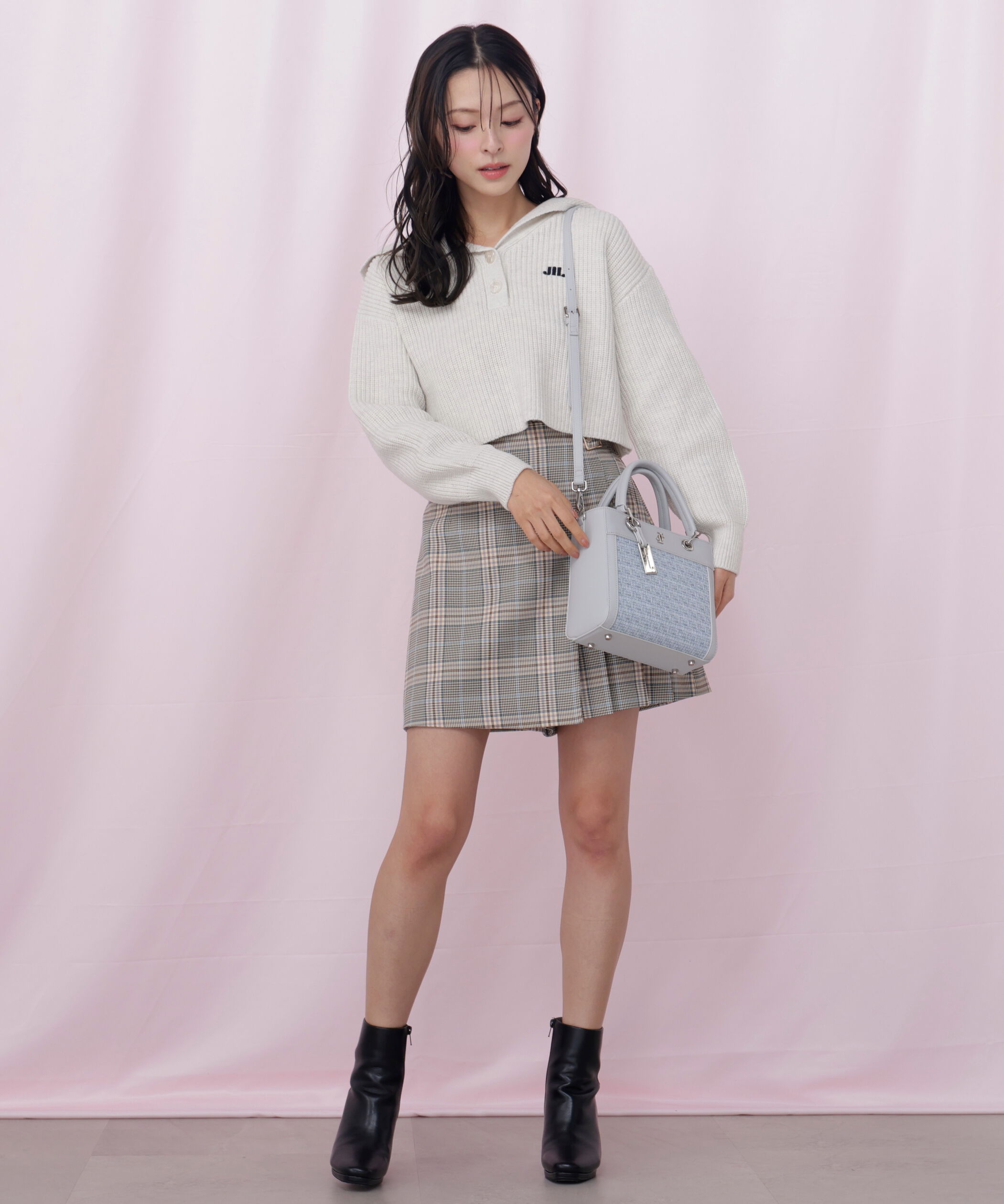  「ビッグカラー畔ニット」|ニット・セーター|