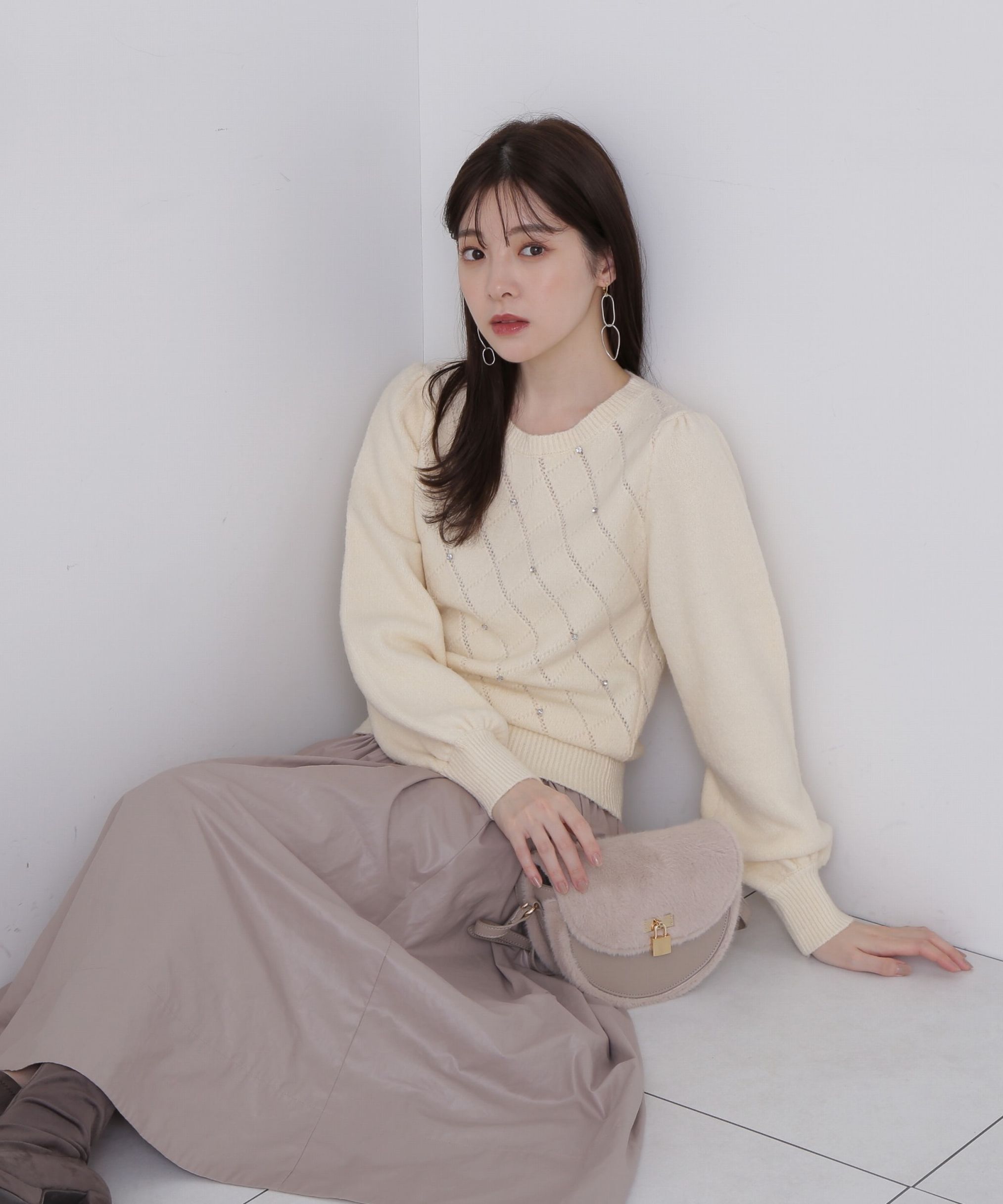 PROPORTION BODY DRESSING「コルセットデザインタフタスカート」|スカート|