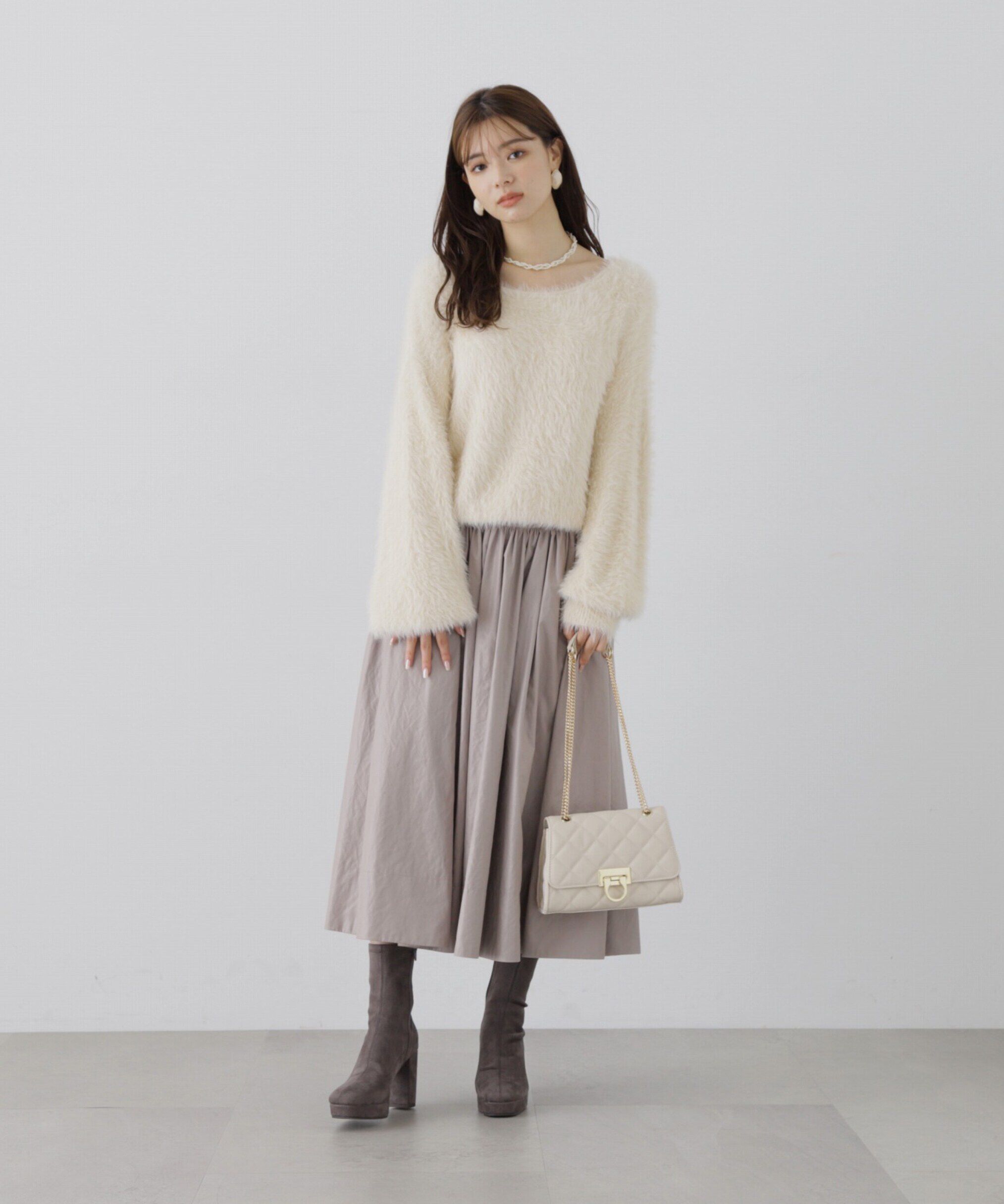 PROPORTION BODY DRESSING「コルセットデザインタフタスカート」|スカート|