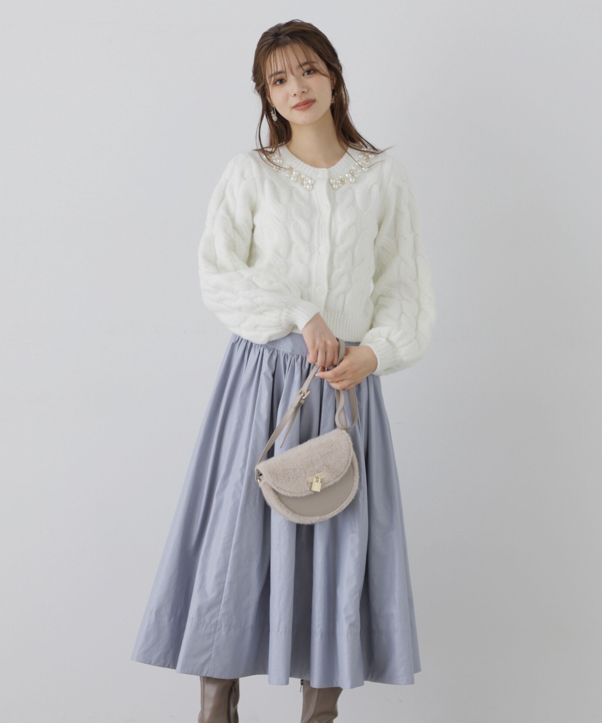 PROPORTION BODY DRESSING「コルセットデザインタフタスカート」|スカート|