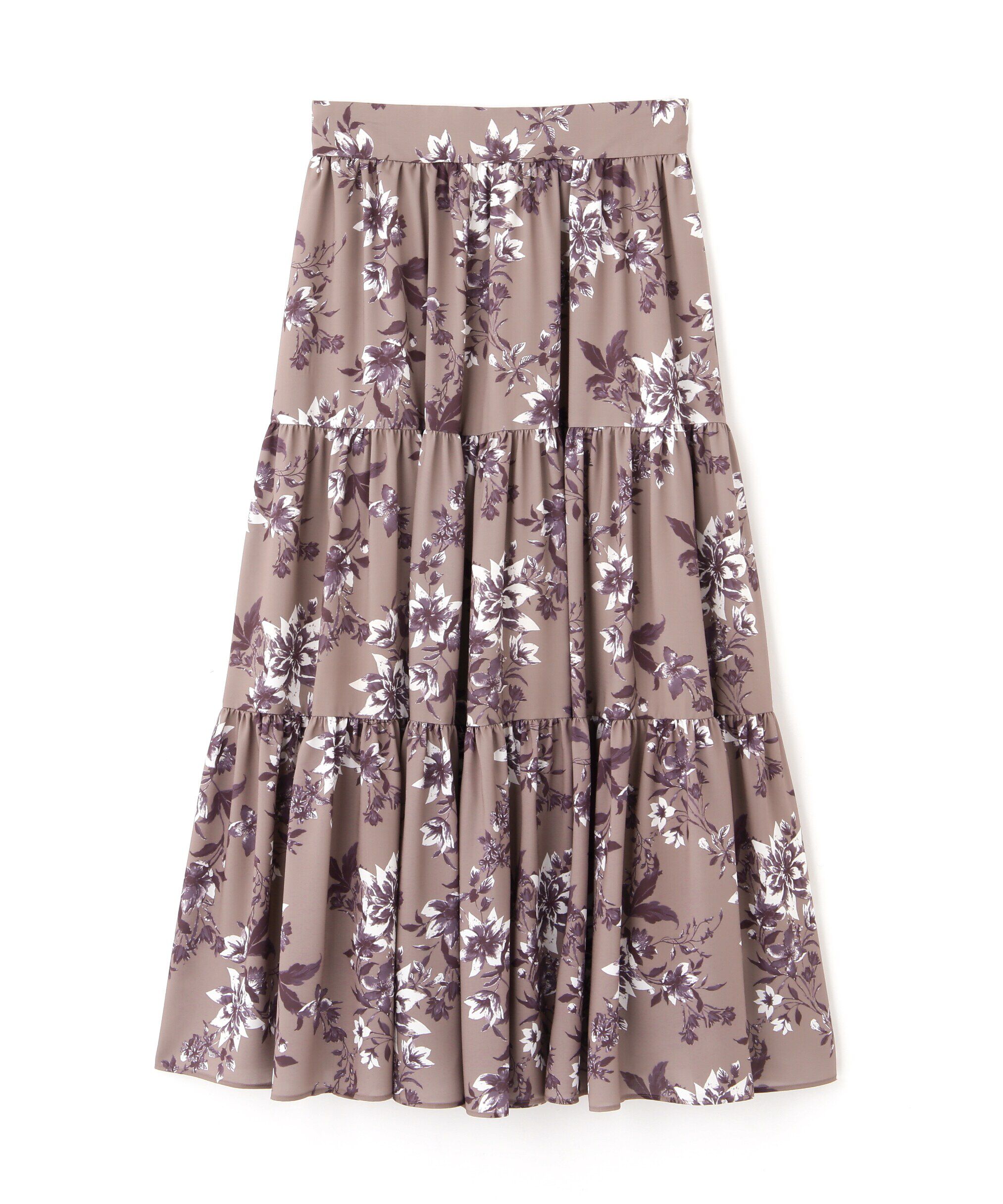 PROPORTION BODY DRESSING「花柄ティアードスカート」|スカート|