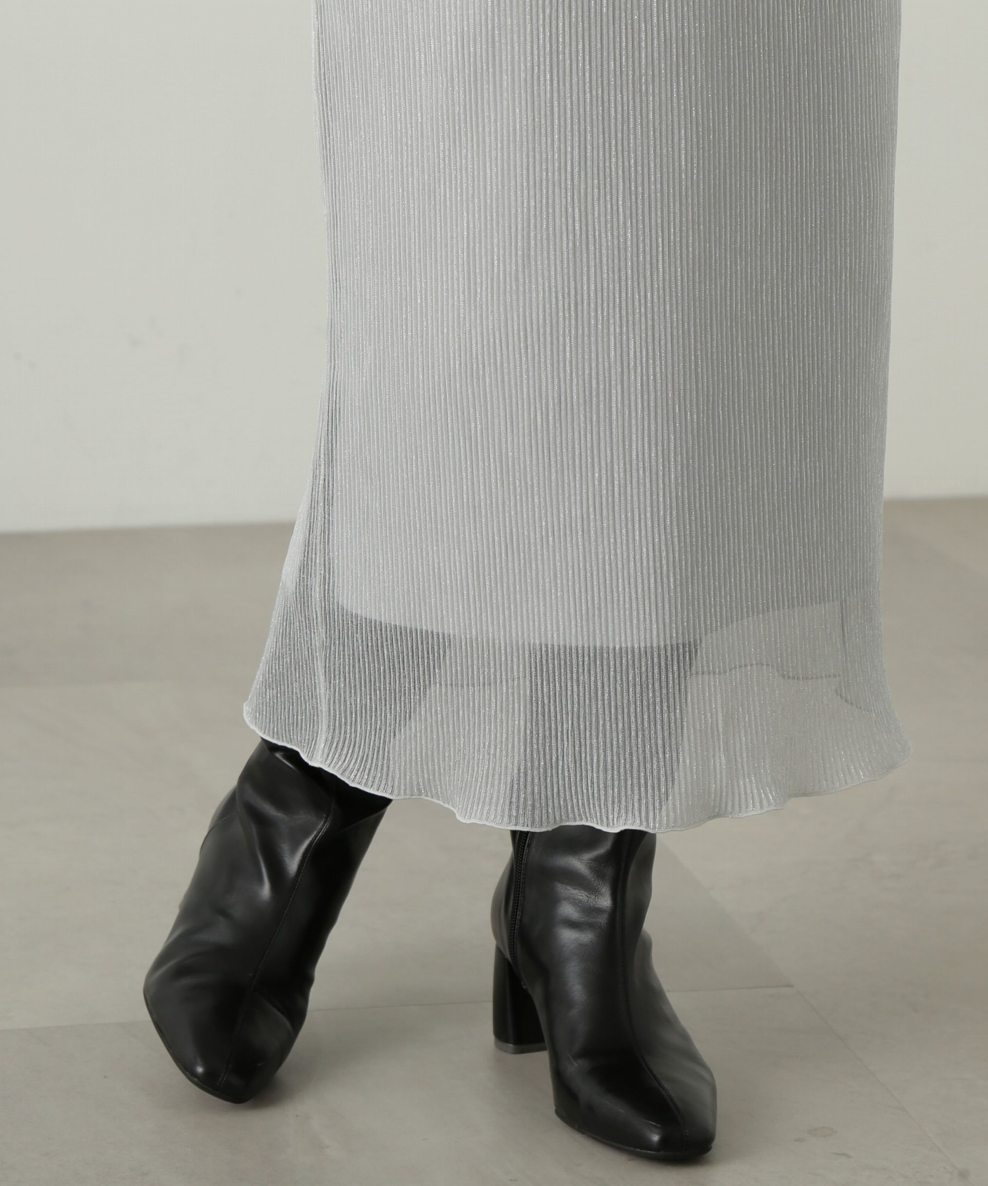 PROPORTION BODY DRESSING「キラキラプリーツナロースカート」|スカート|