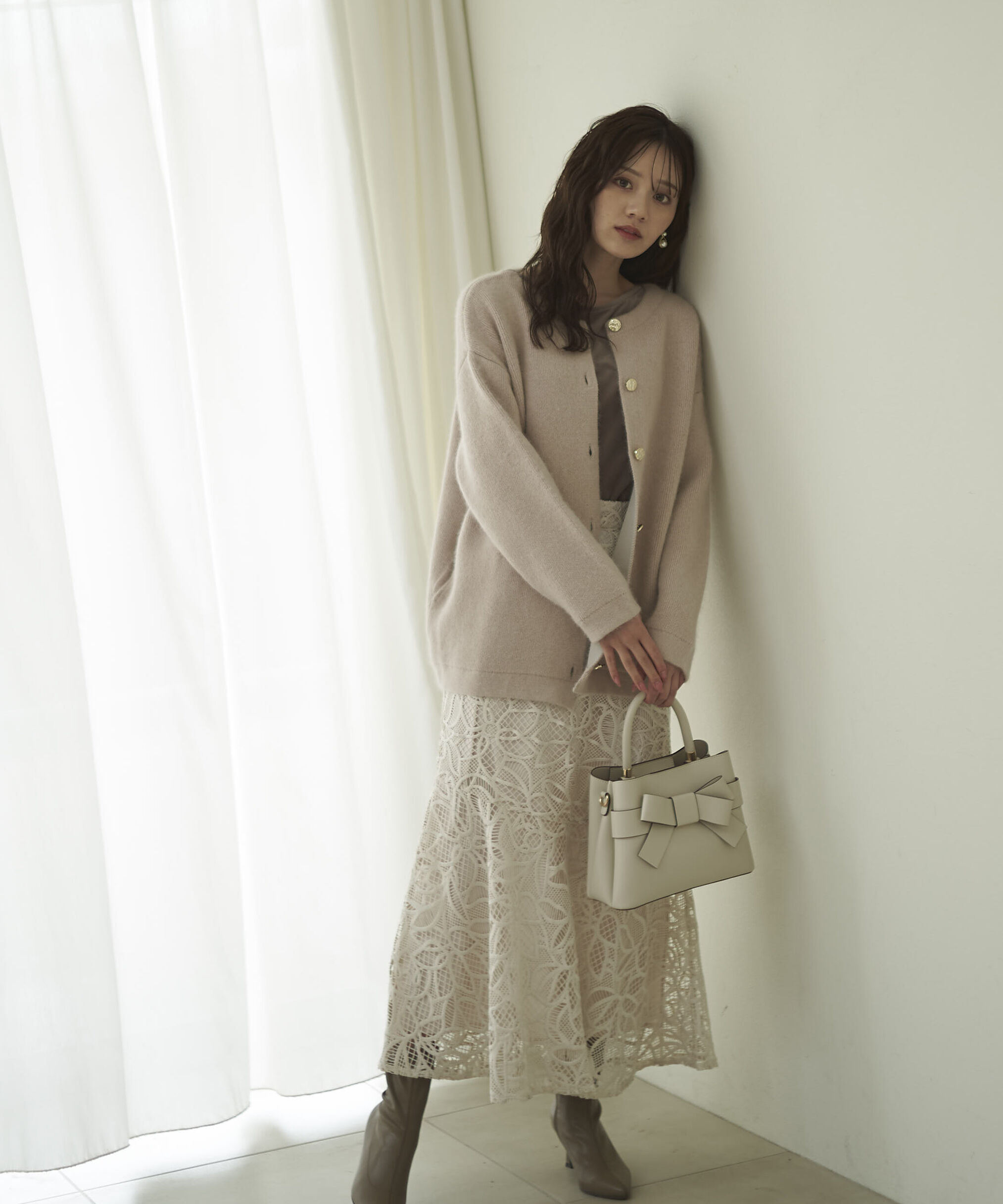 PROPORTION BODY DRESSING「ケミカルレースマーメイドスカート 25AW」|スカート|