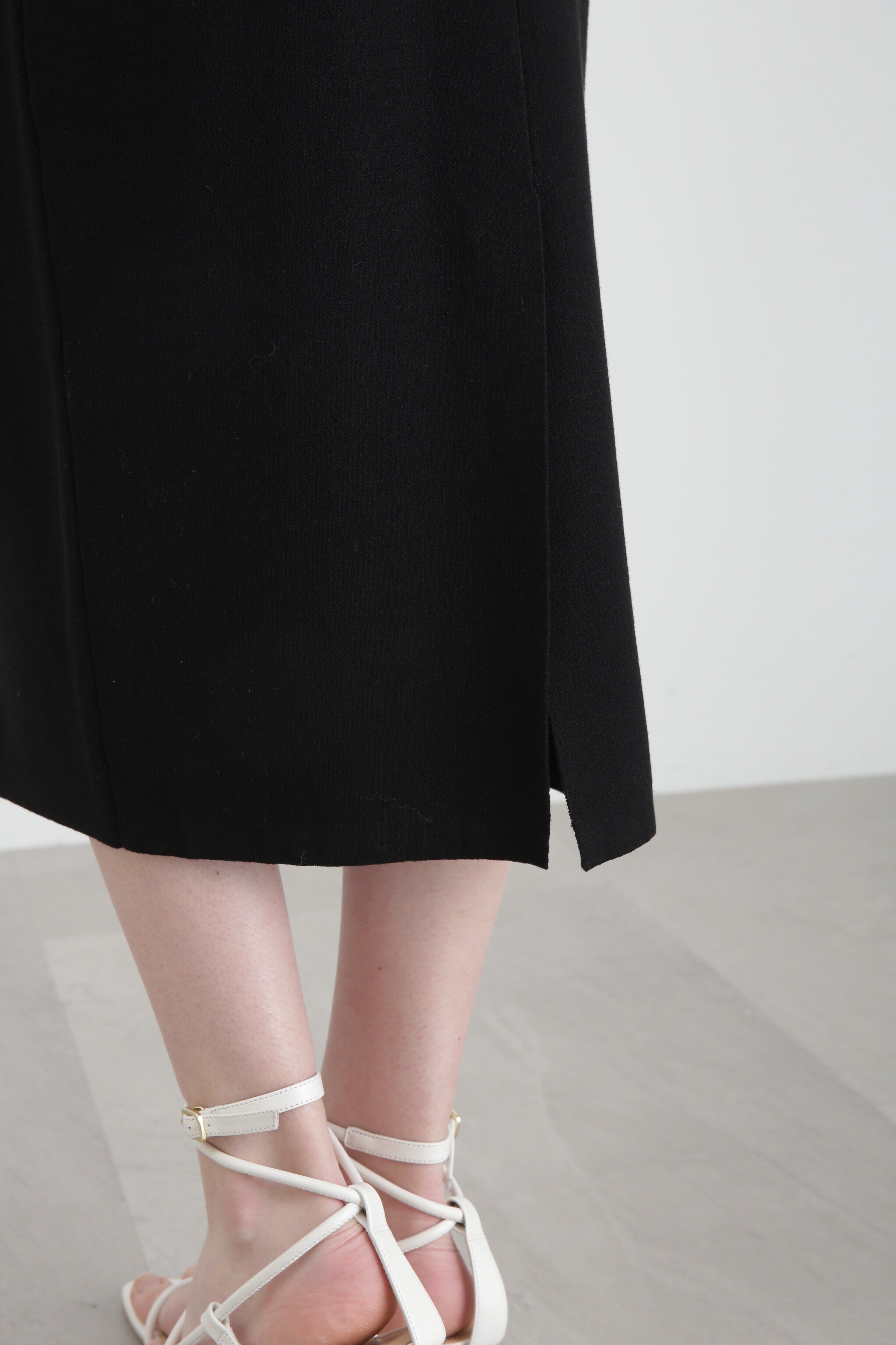  「◆バイカラーニットアップタイトスカート」|スカート|