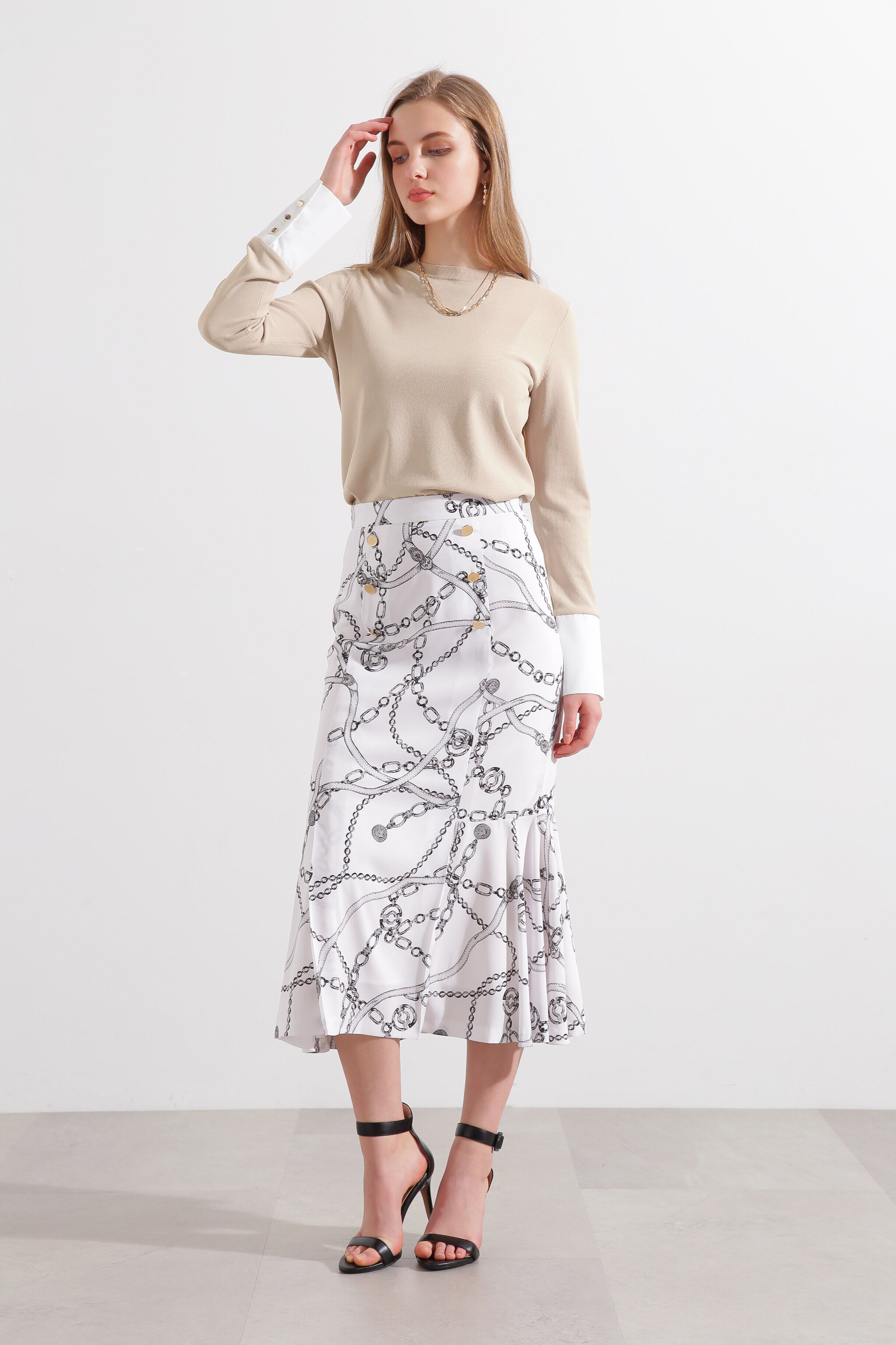  「◆カフスニットプルオーバー」|ニット・セーター|