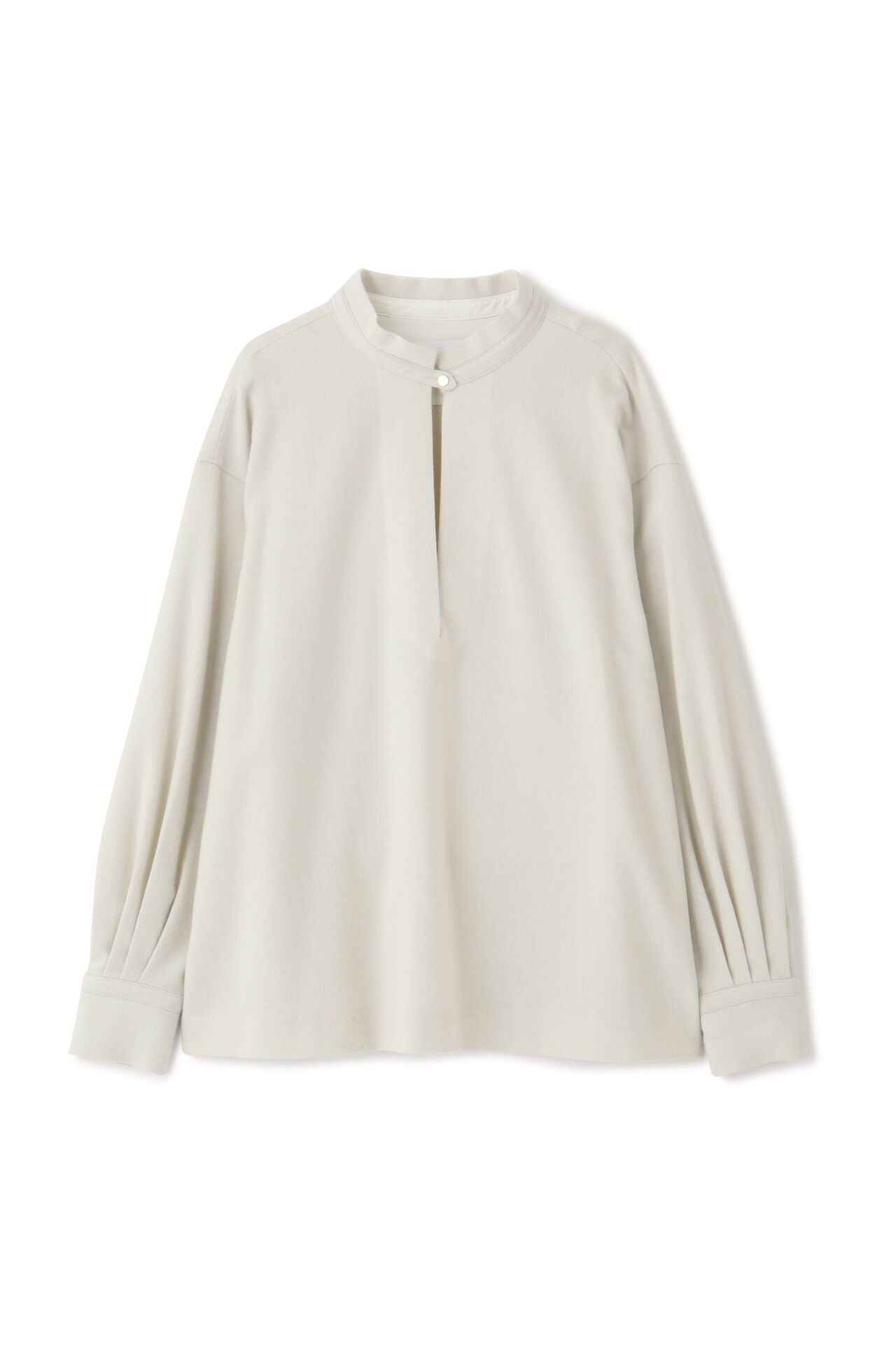  「◆セミ梳毛ツイルブラウス」|シャツ・ブラウス|