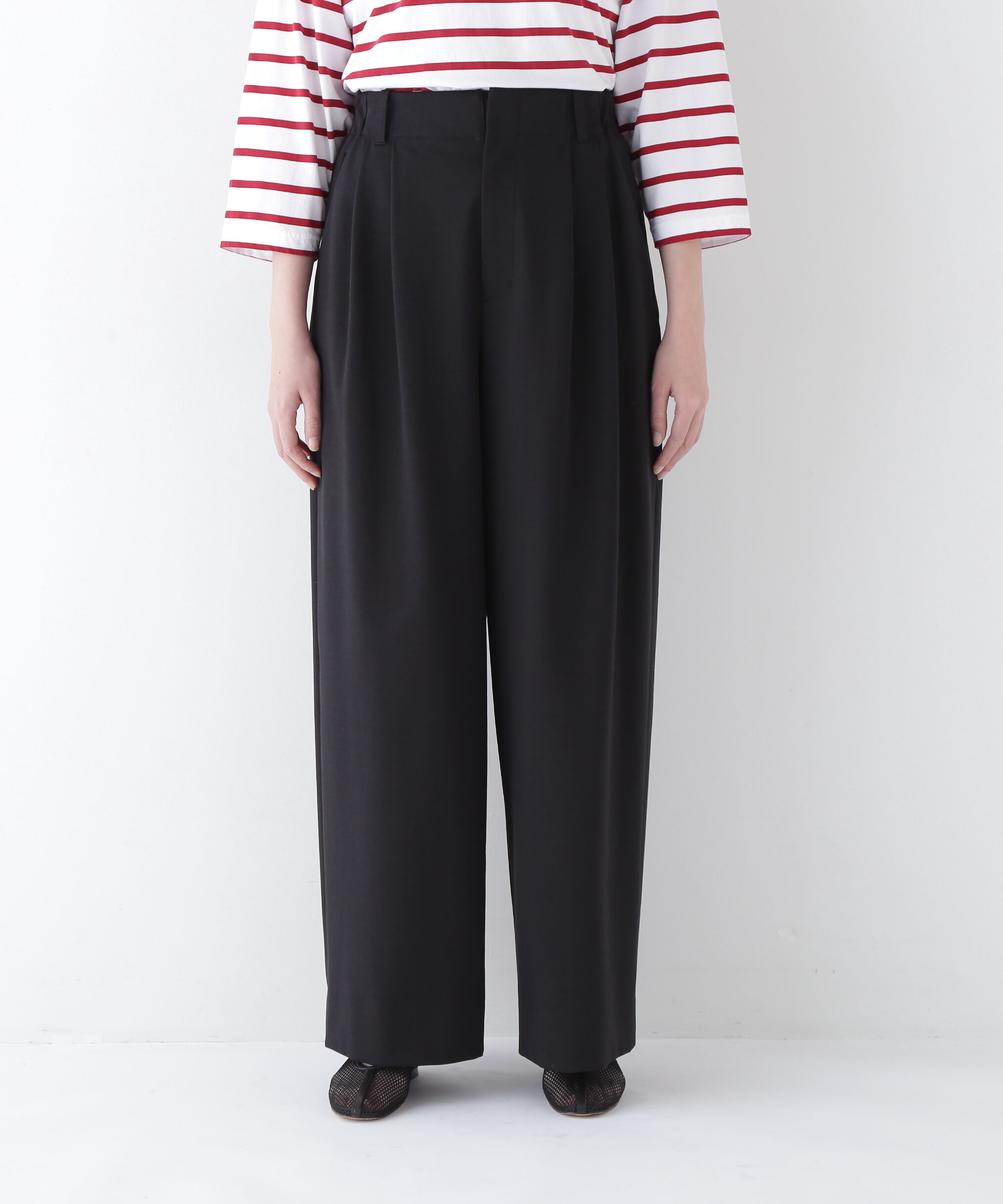  「◆コットンナイロンポンチSTタックパンツ」|その他|