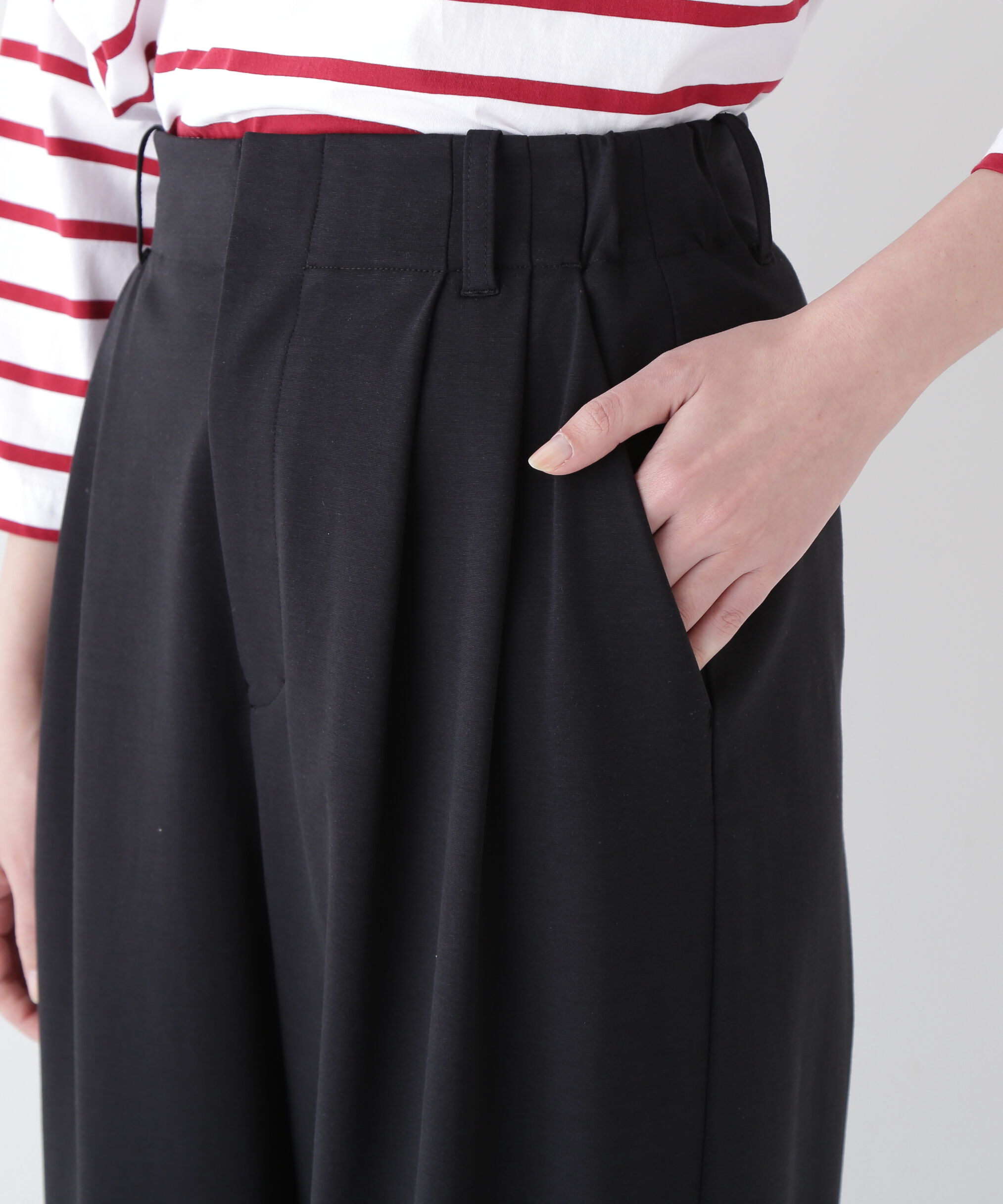  「◆コットンナイロンポンチSTタックパンツ」|その他|