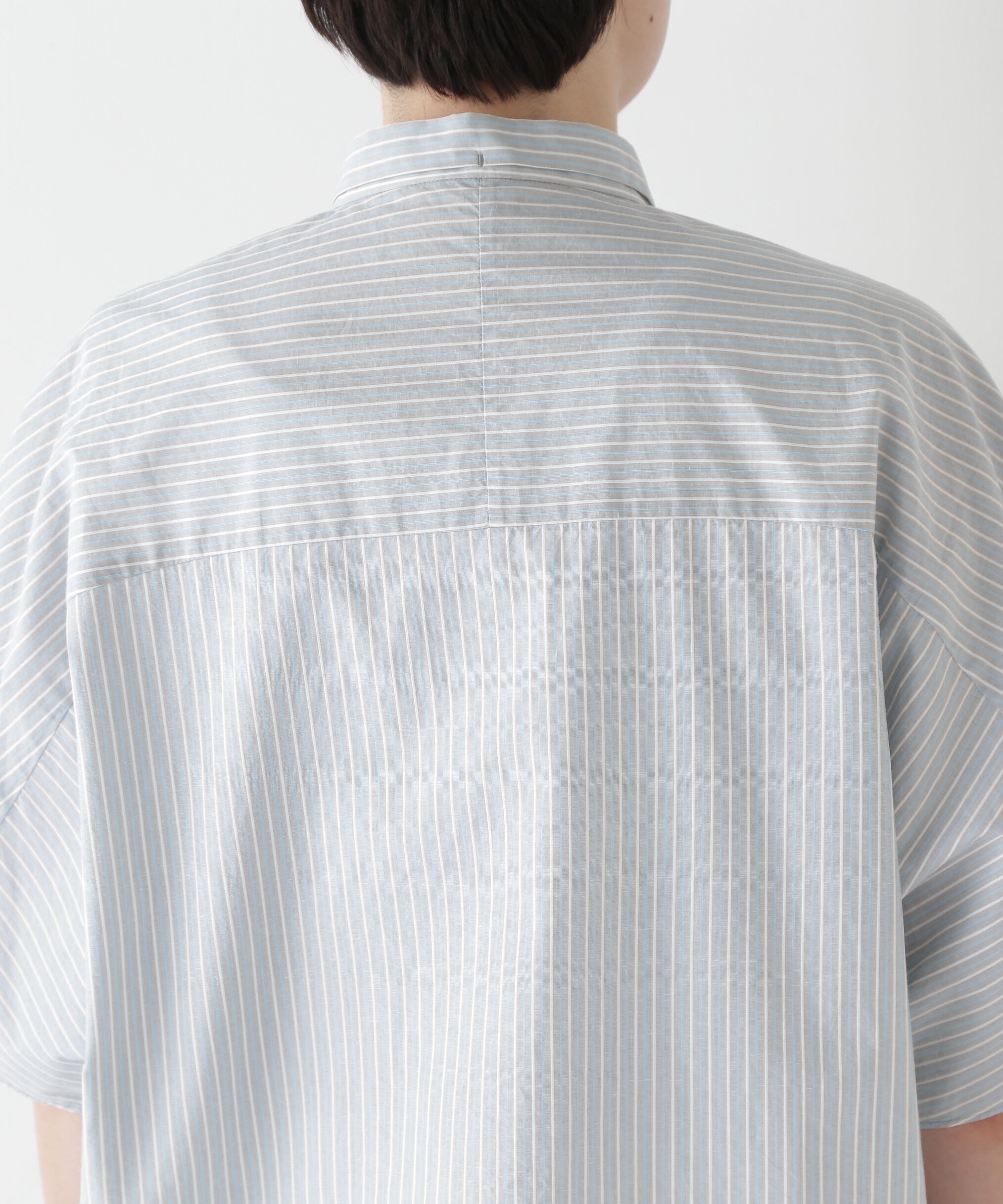  「◆ストライプローンカレンダードルマンボザムシャツ」|シャツ・ブラウス|