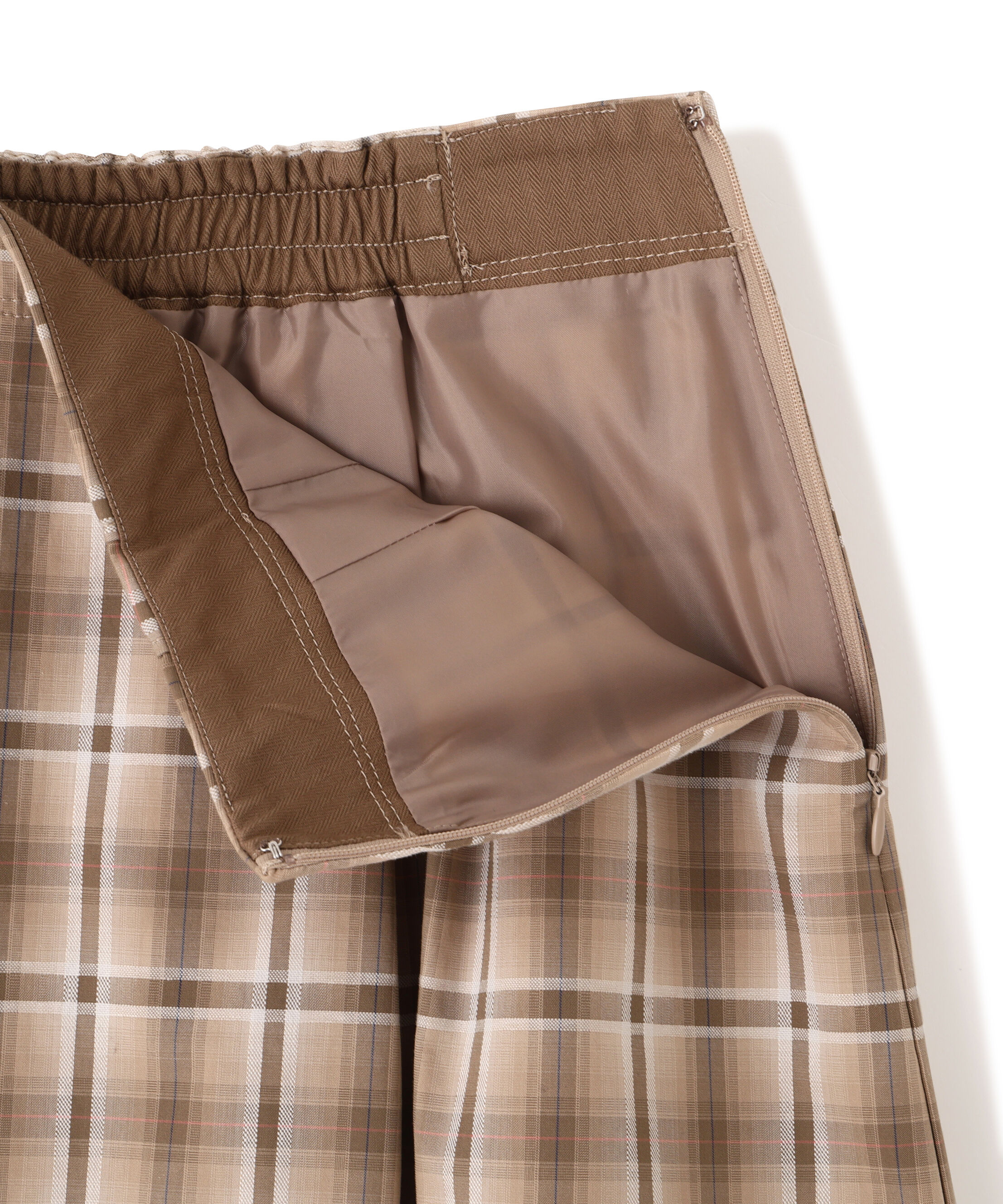  「◆オリジナル先染めチェックタックスカート」|スカート|