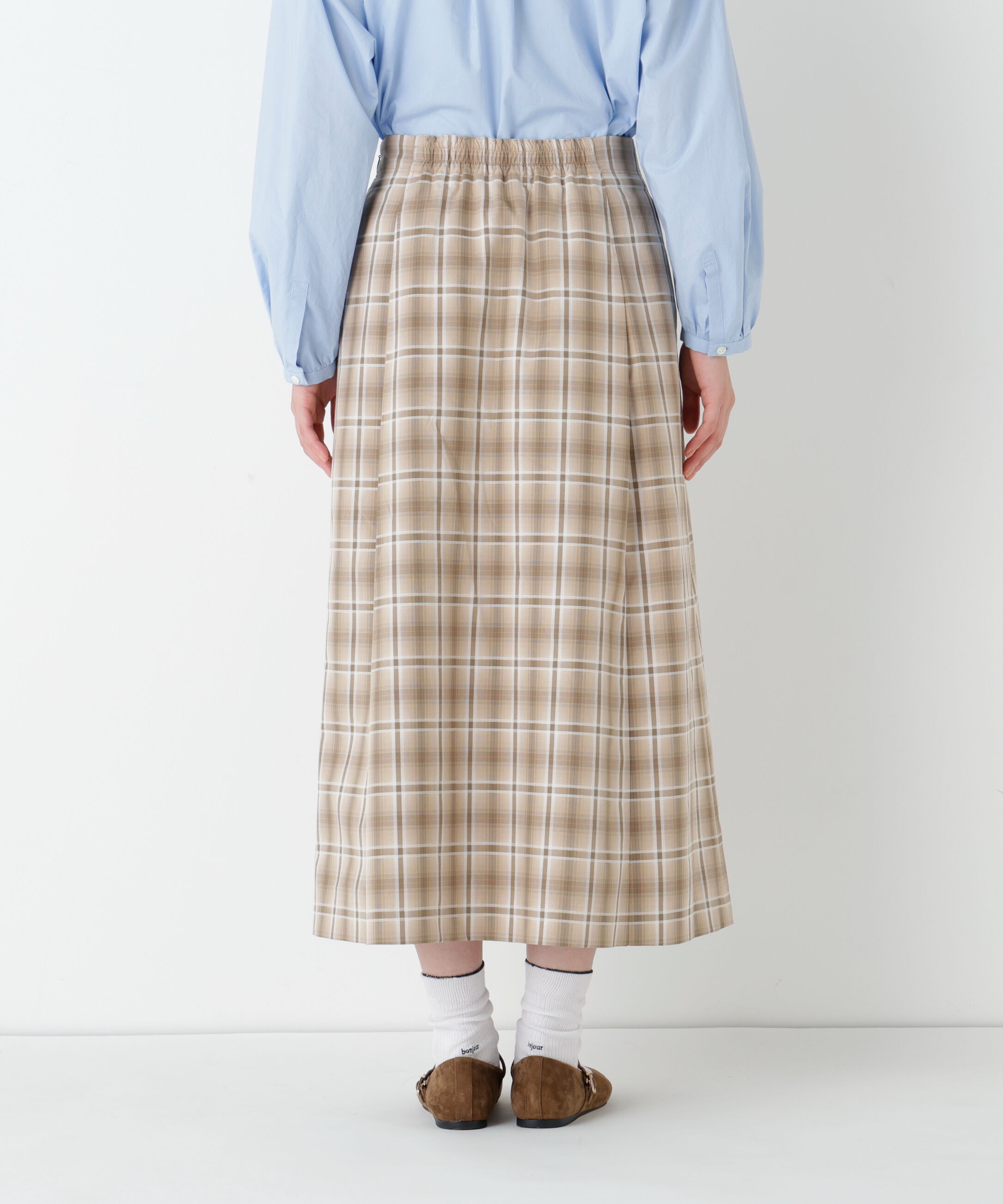  「◆オリジナル先染めチェックタックスカート」|スカート|