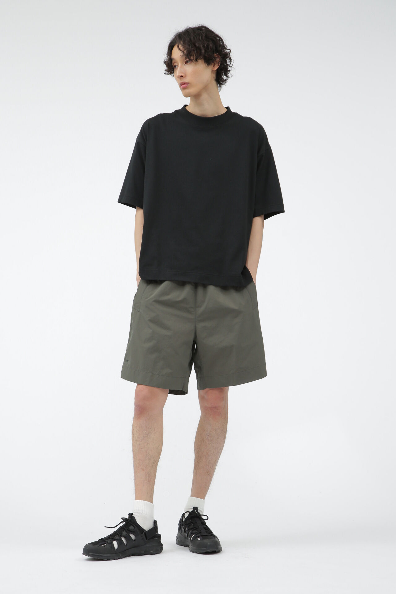 MARGARET HOWELL「COTTON POLYESTER JERSEY TOP」|Tシャツ・カットソー|