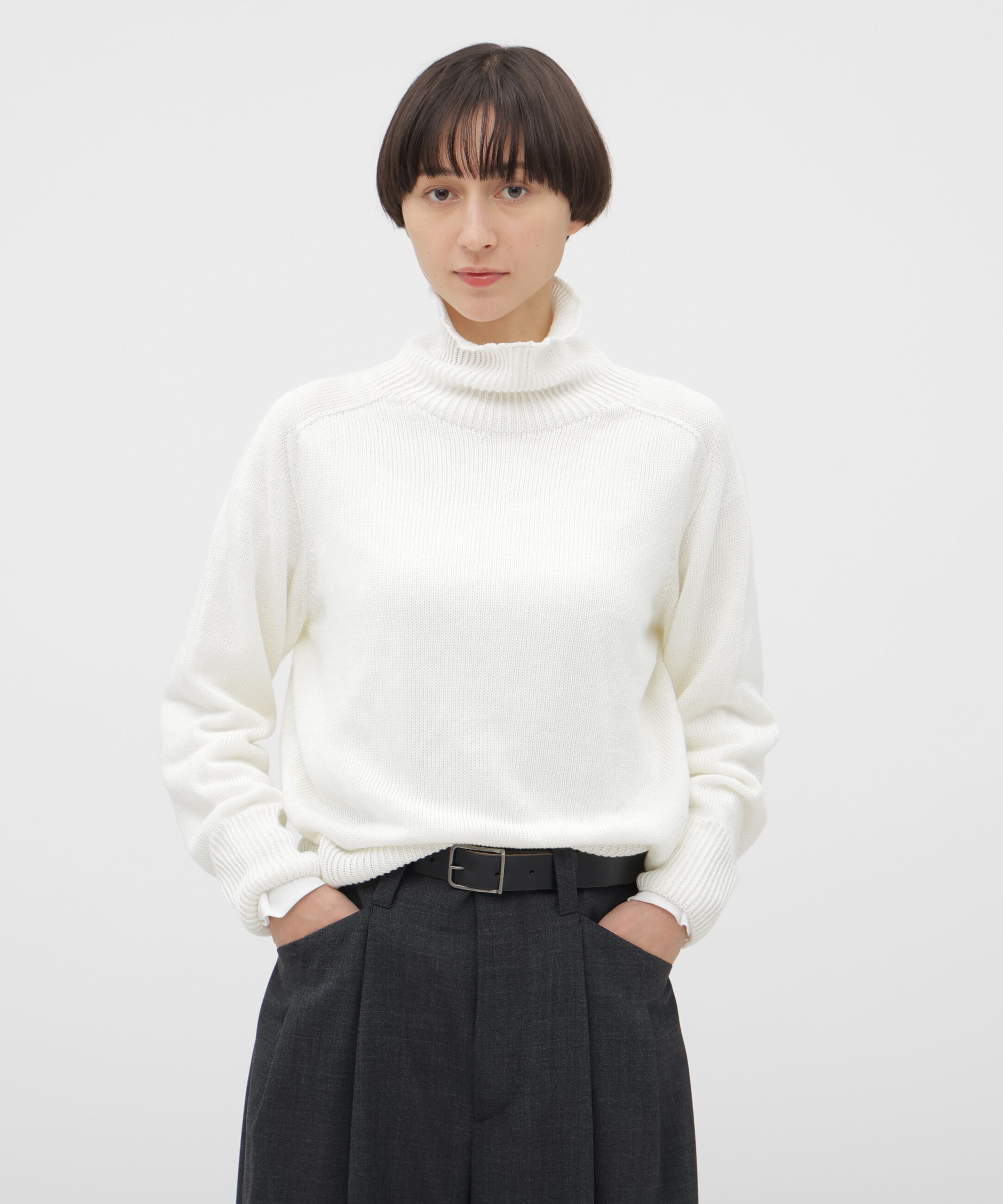  「LINEN COTTON KNITWEAR」|ニット・セーター|ECRU2