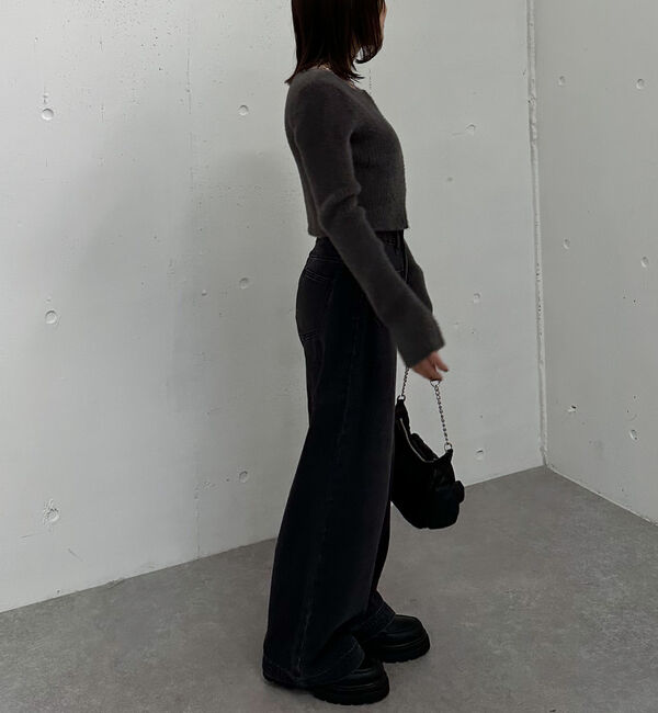 archives「Ｗｚｉｐフェザーニットカーディガン」|カーディガン|