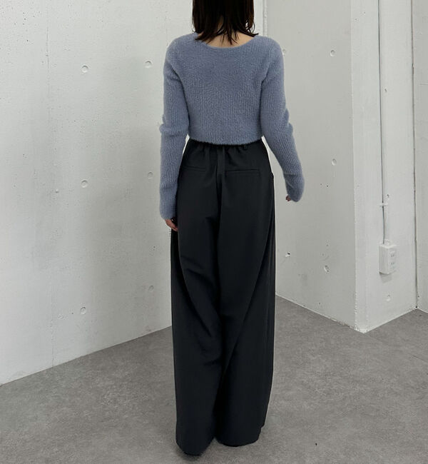 archives「Ｗｚｉｐフェザーニットカーディガン」|カーディガン|