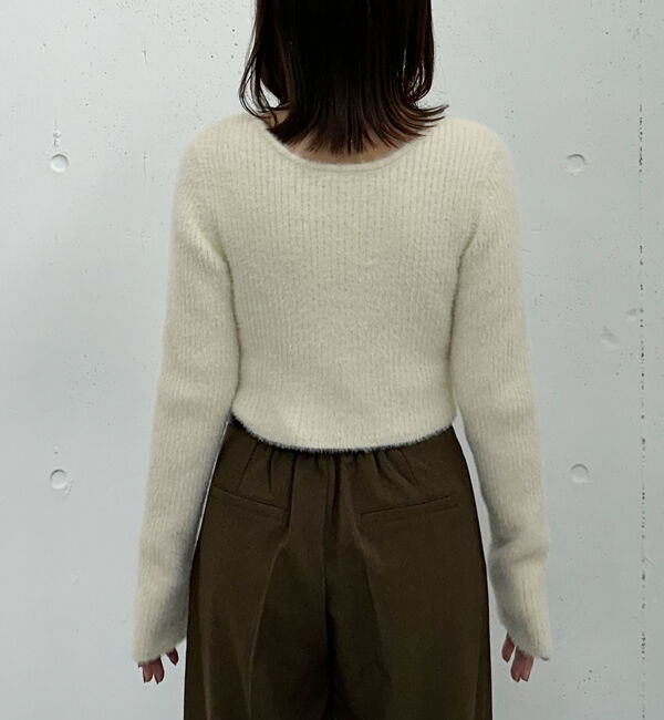 archives「Ｗｚｉｐフェザーニットカーディガン」|カーディガン|