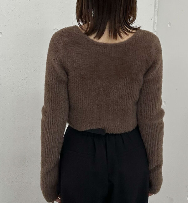 archives「Ｗｚｉｐフェザーニットカーディガン」|カーディガン|