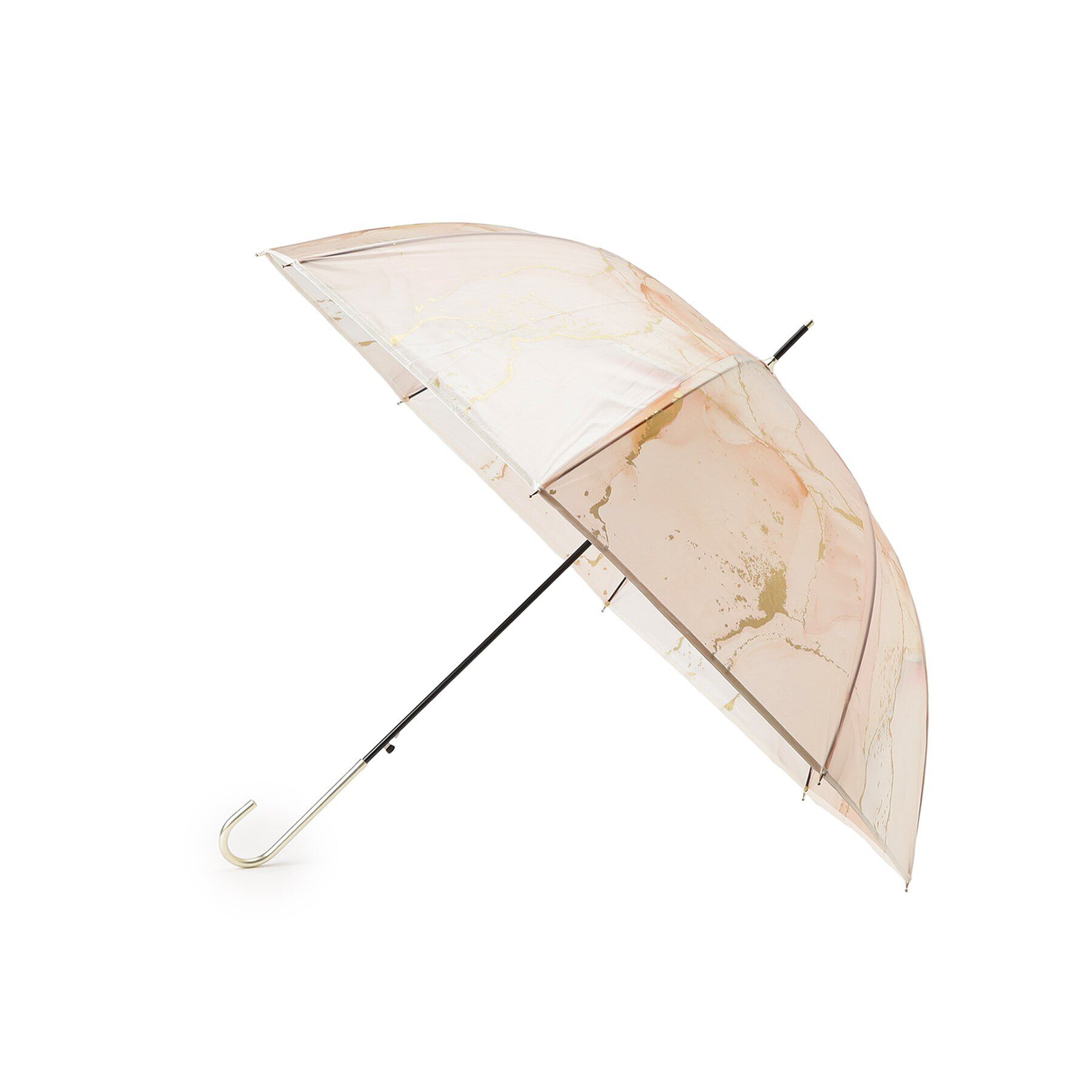 SHOO･LA･RUE「【雨傘/ビニール傘】【Wpc．】インクアートアンブレラ」|傘|モカブラウン(442