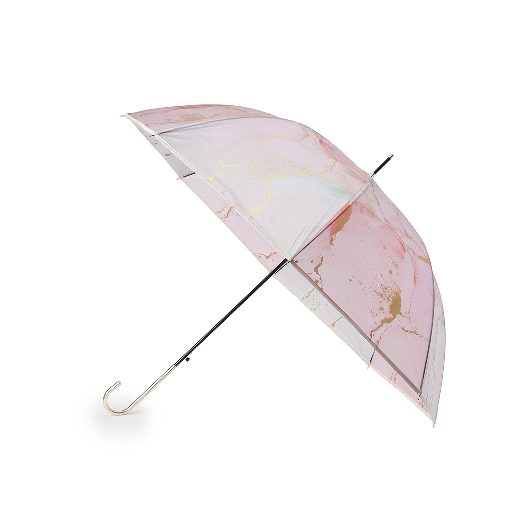 SHOO･LA･RUE「【雨傘/ビニール傘】【Wpc．】インクアートアンブレラ」|傘|ピンク(471)