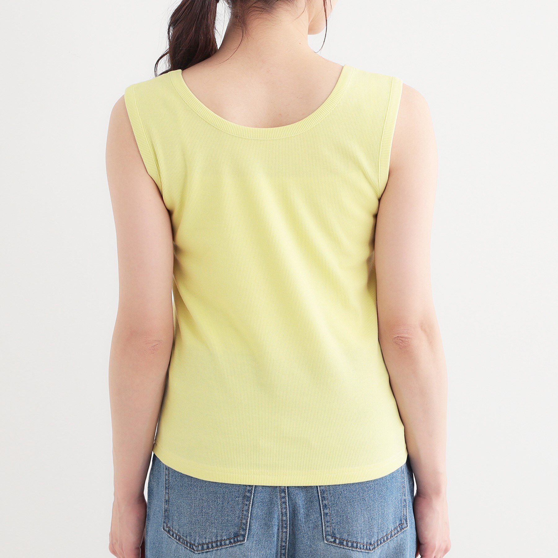 SHOO･LA･RUE「【S-LL】2WAYネック リブタンクトップ」|キャミソール|