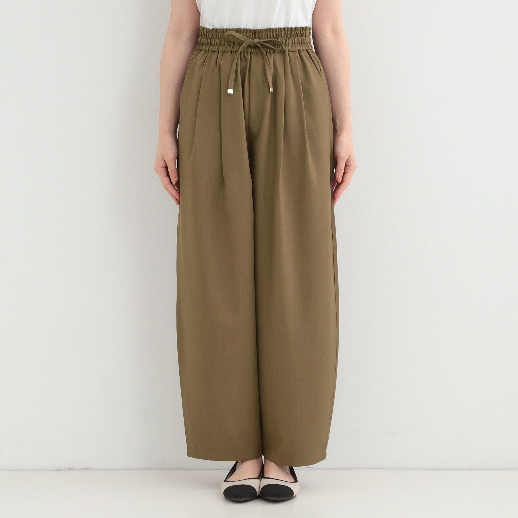 SHOO･LA･RUE「タックバギーカーブパンツ」|その他|