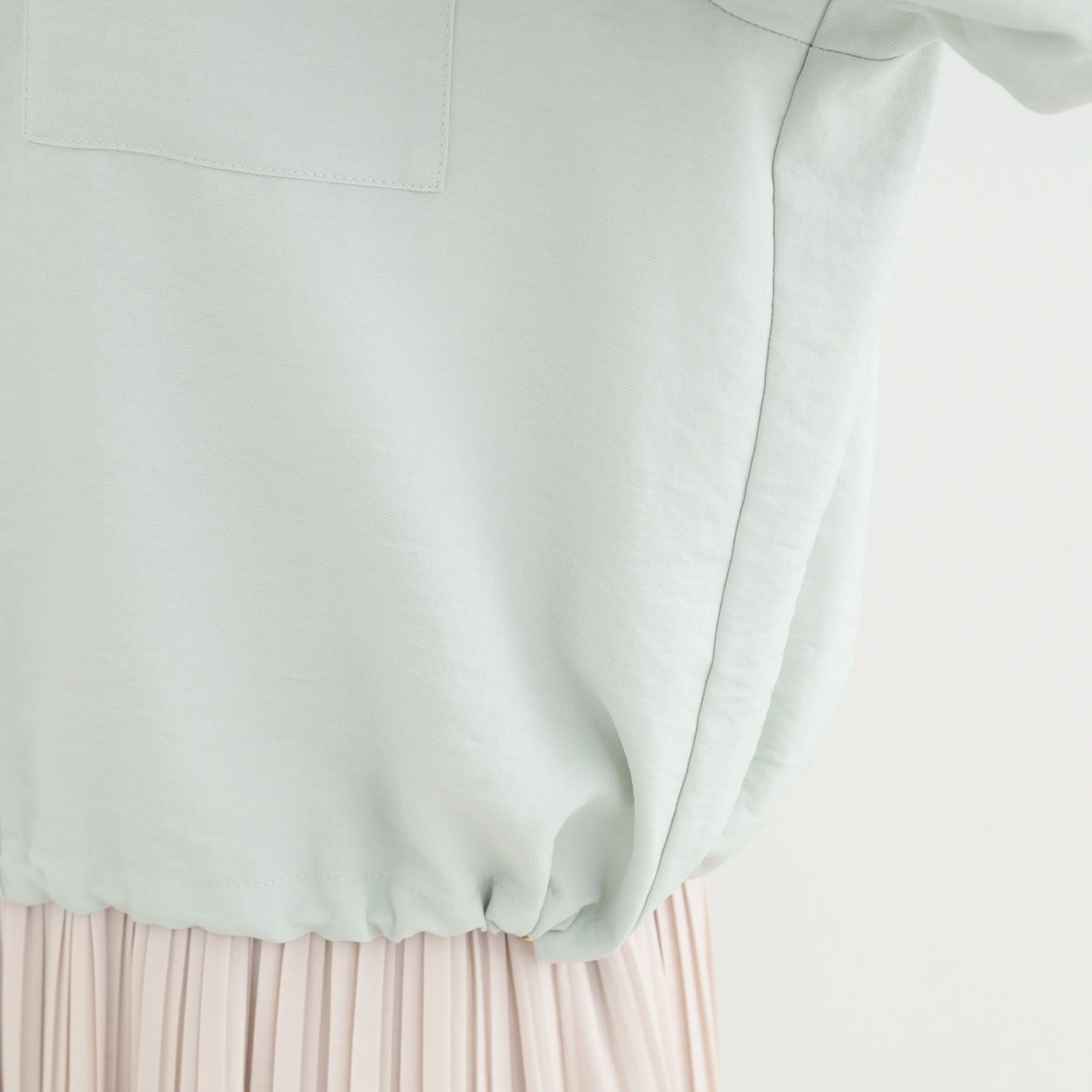 SHOO･LA･RUE「【S-LL】デイリーにも、通勤にも。フラップポケットノーカラーブルゾン」|ブルゾン・スタジャン|