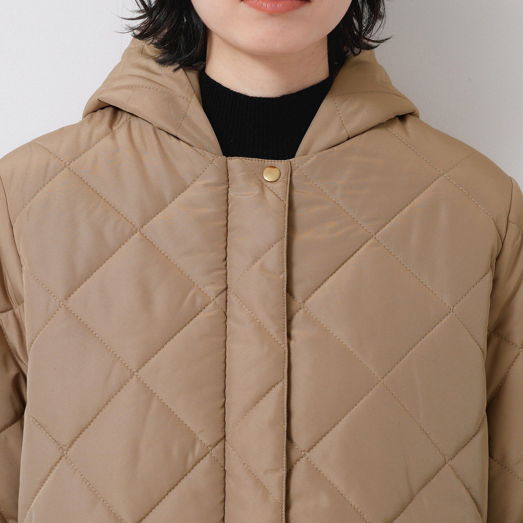 Dessin「【2WAY/洗える】中綿キルトコート」|ダウン|