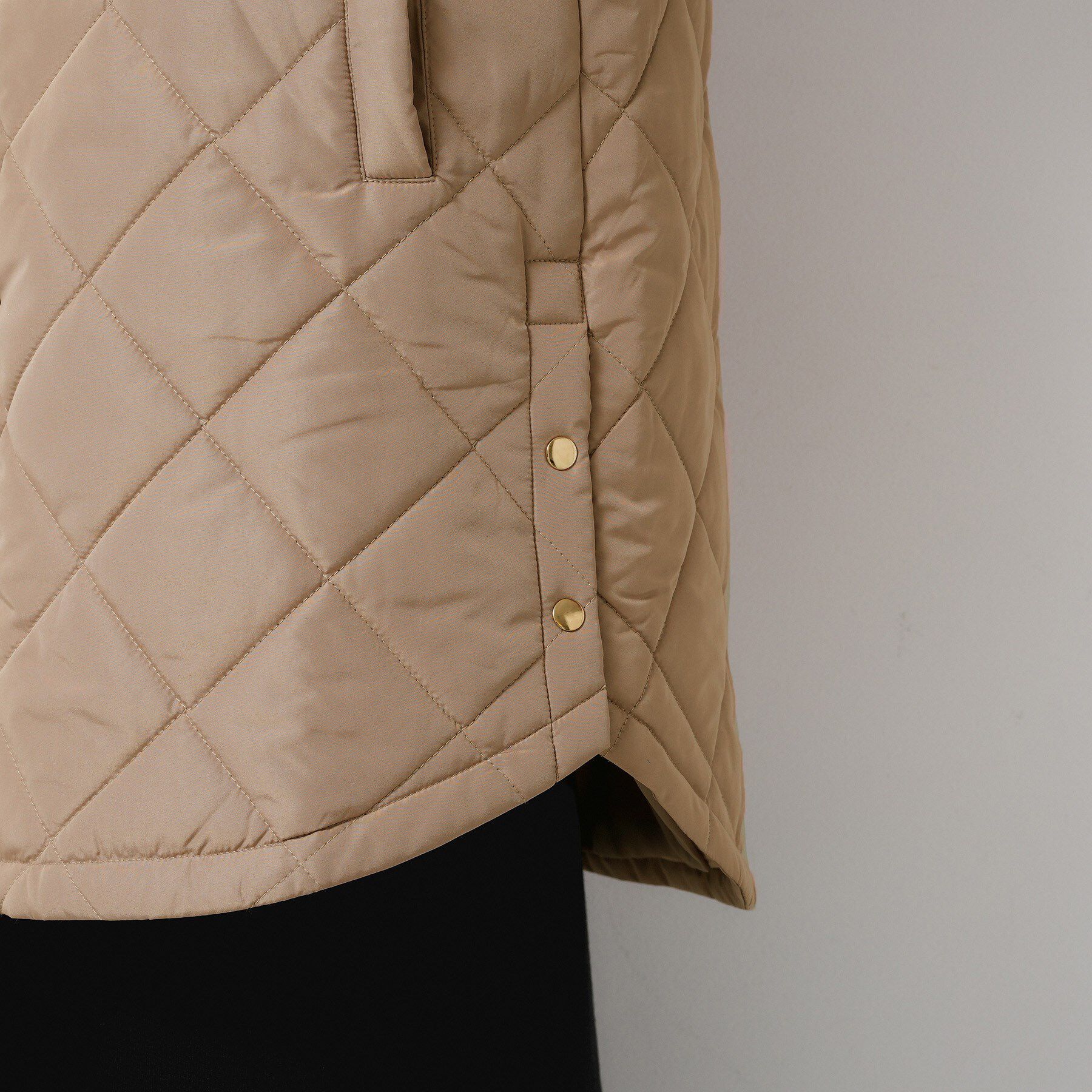 Dessin「【2WAY/洗える】中綿キルトコート」|ダウン|