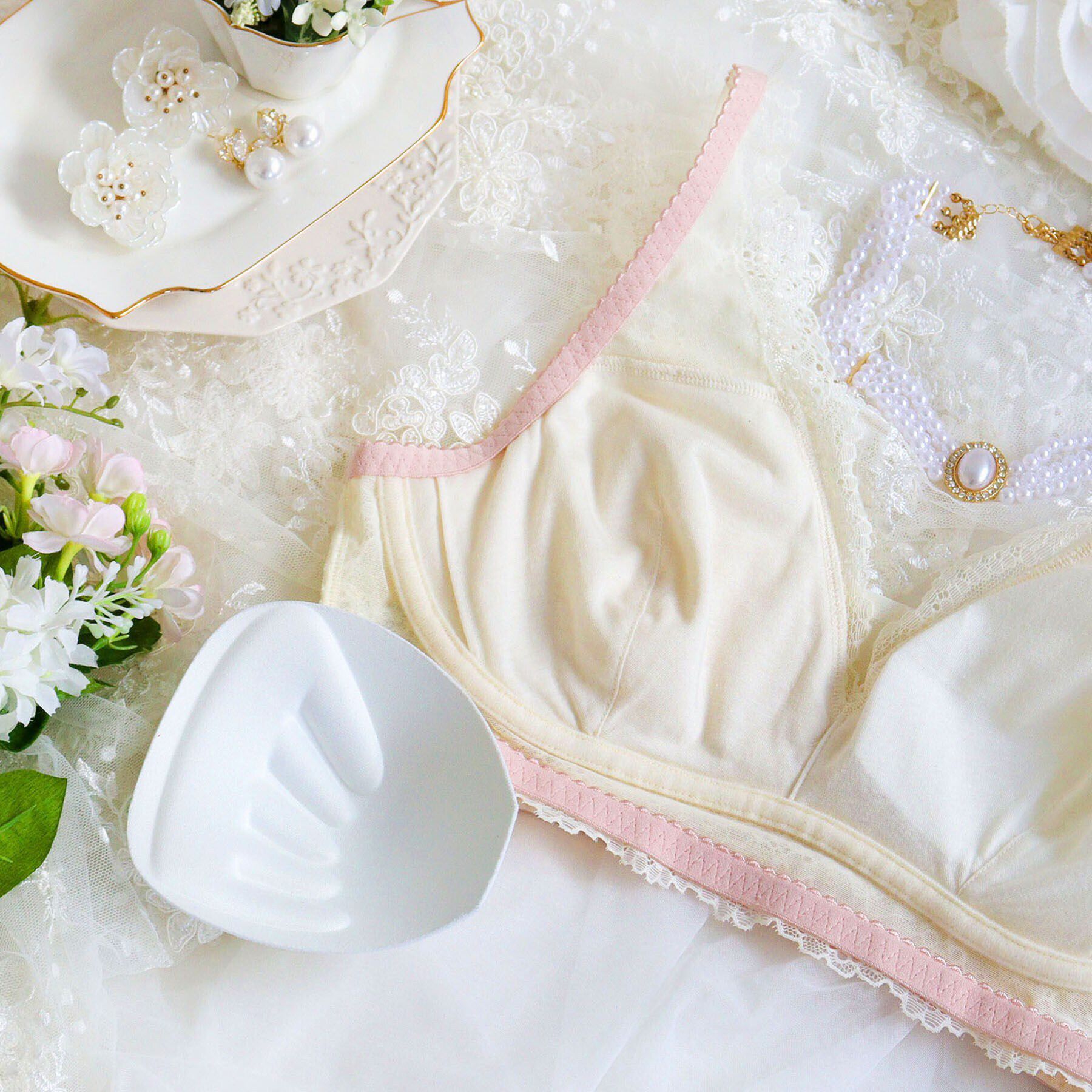 Risa Magli「フロリタ おやすみブラ（3L）」|インナー|