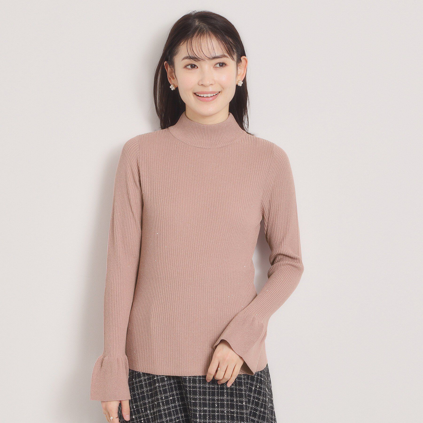 ITS&rsquo;DEMO「【手洗い可】スパンコールリブニット」|ニット・セーター|