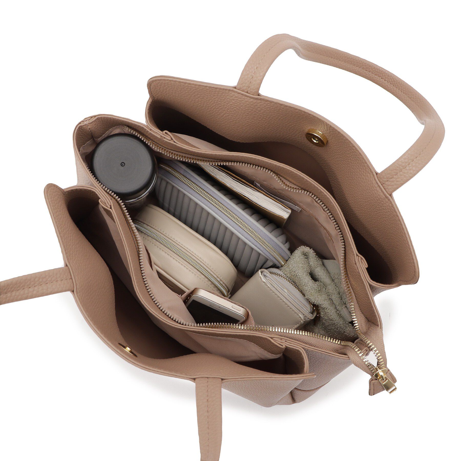 ITS&rsquo;DEMO「＜楽もち＞軽量PU三層A4トート」|トートバッグ|