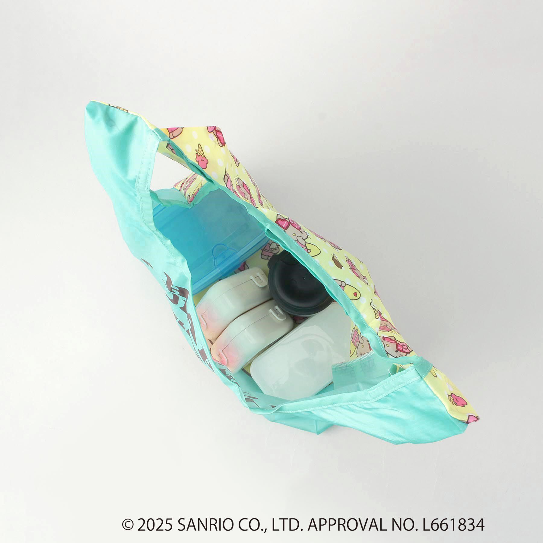 212 KITCHEN STORE「日焼けハローキティ エコバッグ M MINT」|その他|