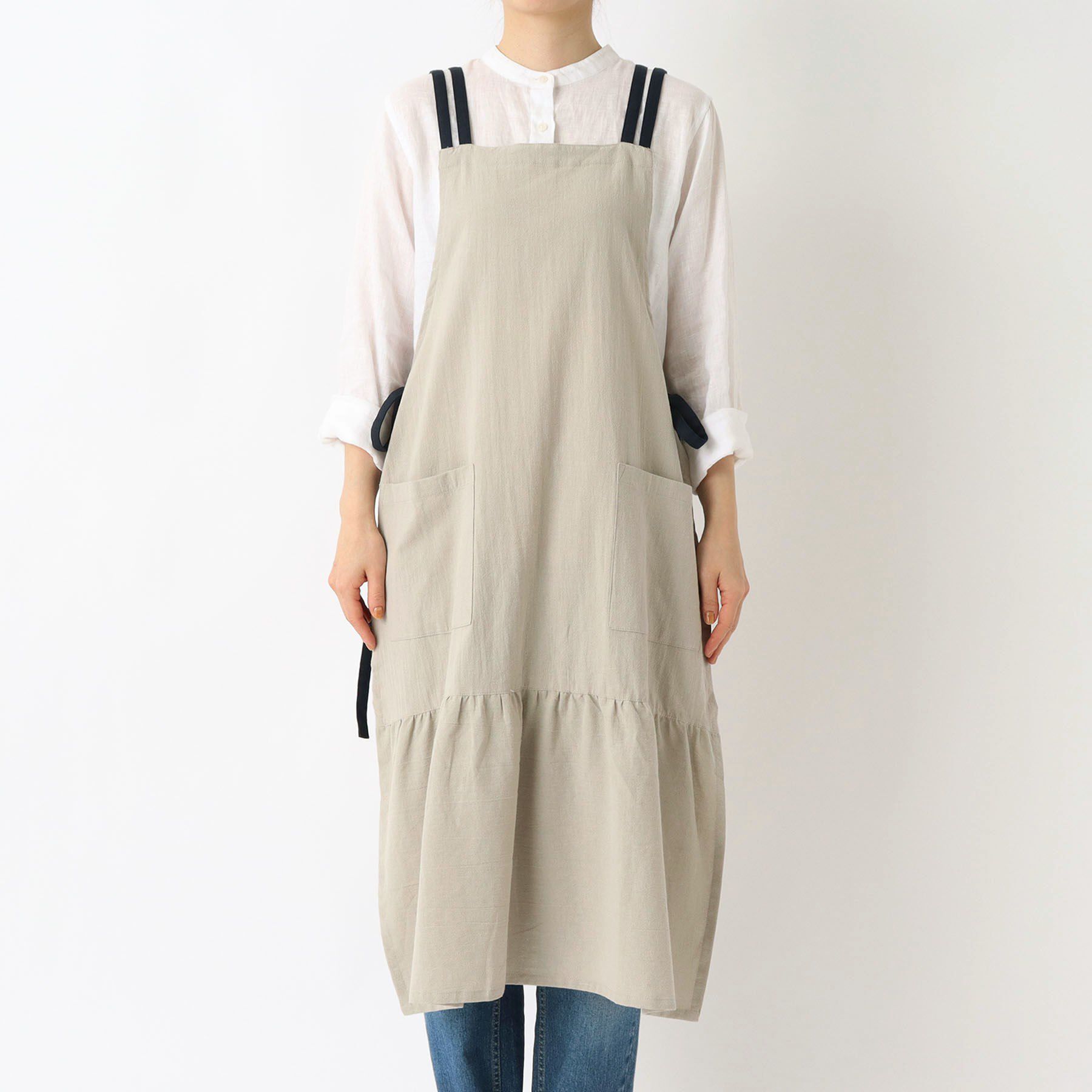 212 KITCHEN STORE「3Wayギャザーエプロン GY ＜212Kオリジナル ＞」|食器・キッチングッズ|