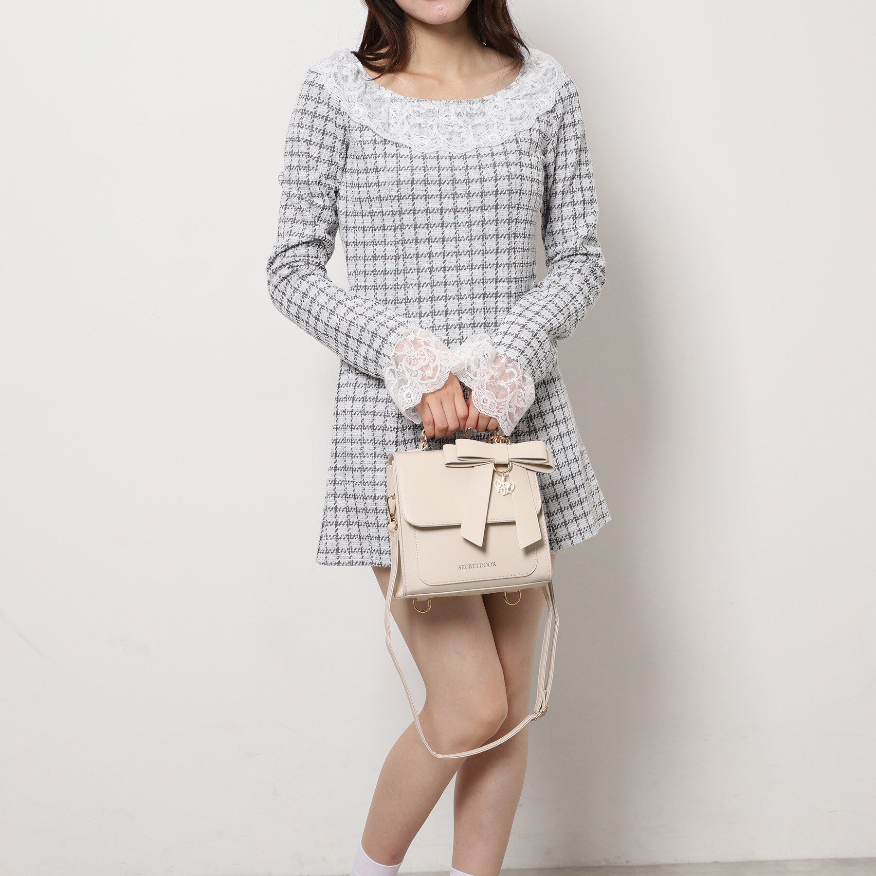 Ober Tashe「3WAYリボンチャームリュック」|リュック|