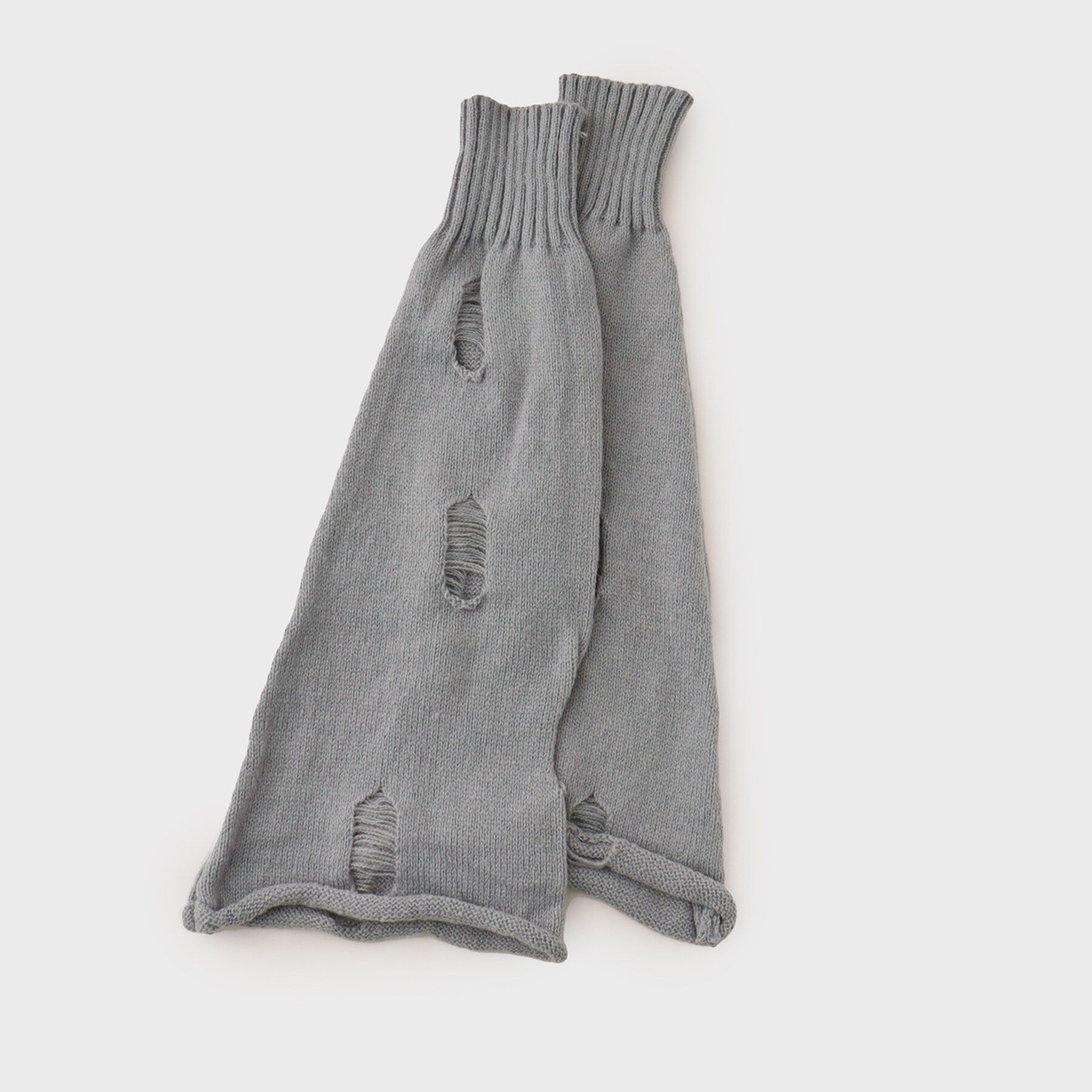 Doll Kiss「ダメージレッグカバー」|レッグウォーマー|グレー(112)