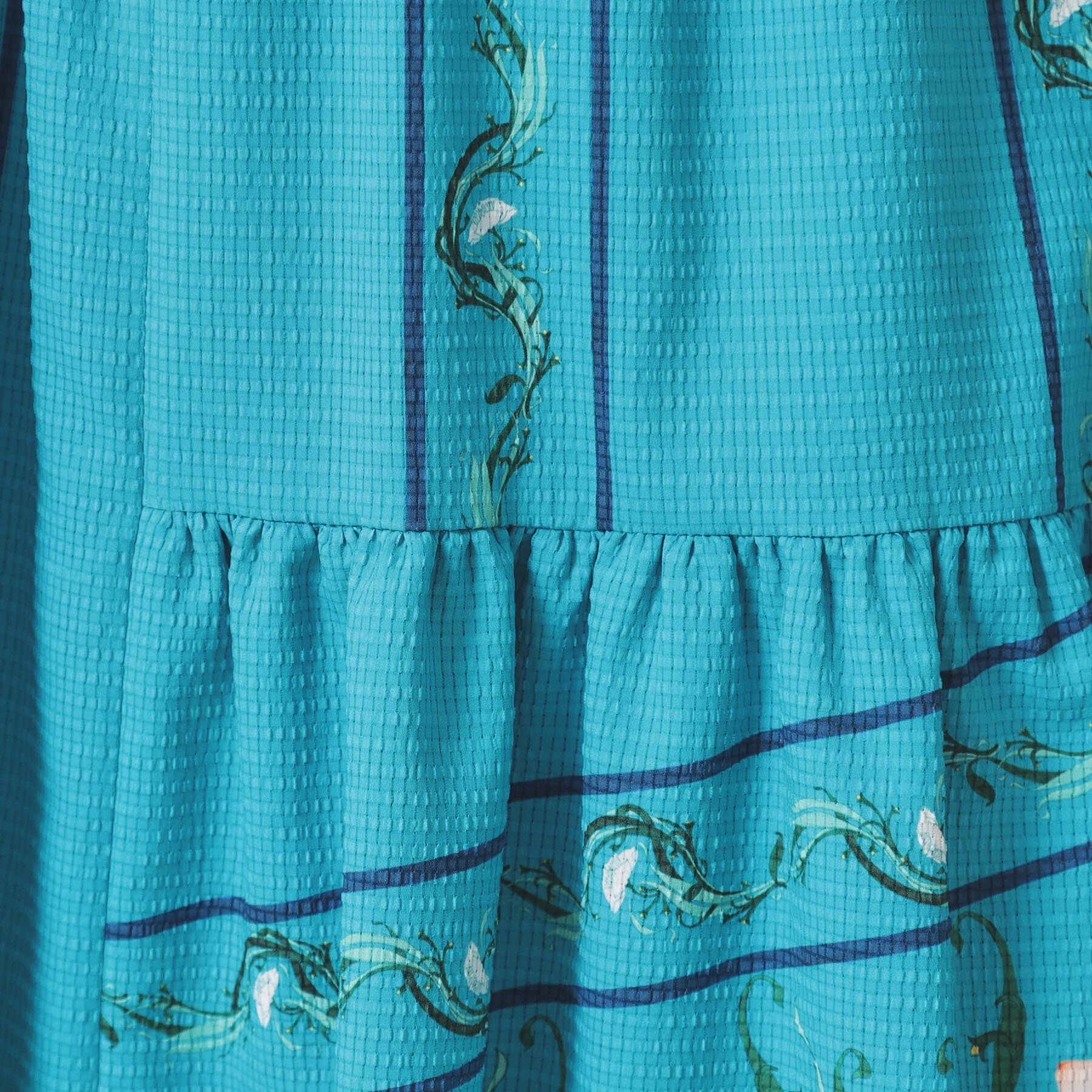 SunaUna「【ティアード／ウエストゴム】オリエンタルパネルスカート」|スカート|