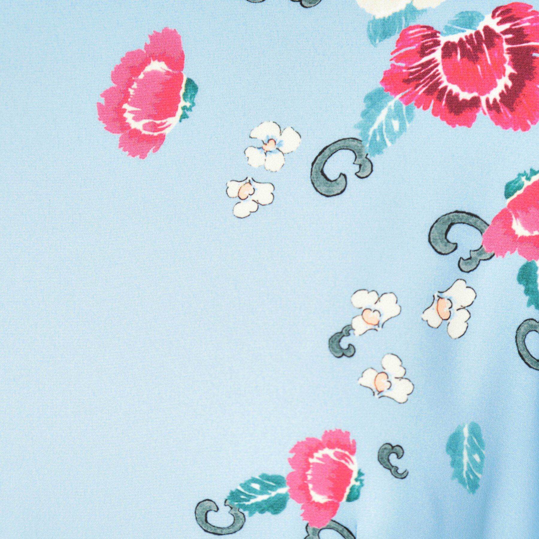 SunaUna「【co creation and yours／SS～L】花柄パネルワンピース」|ワンピース|