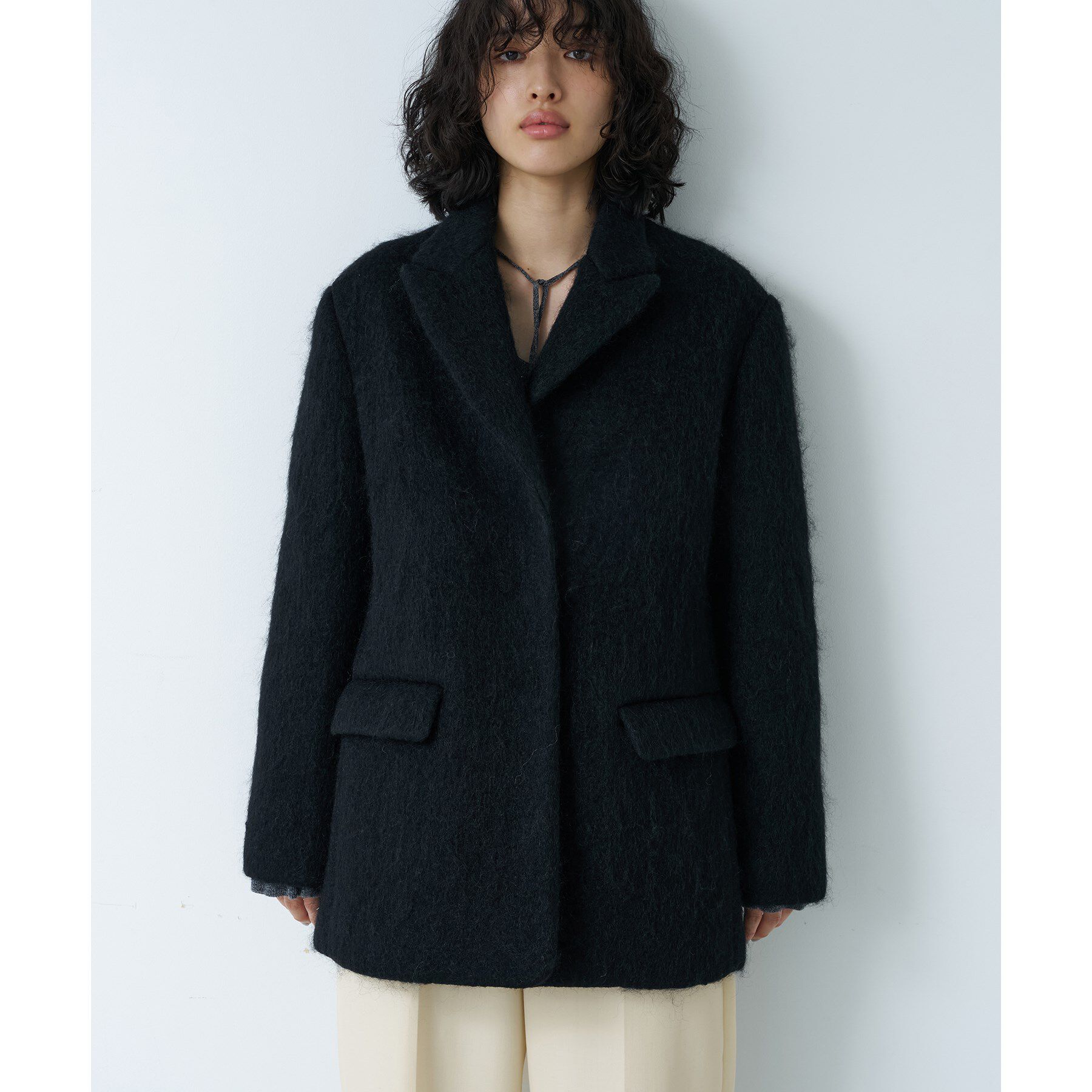CODE A「◆shaggy jacket coat」|チェスターコート|