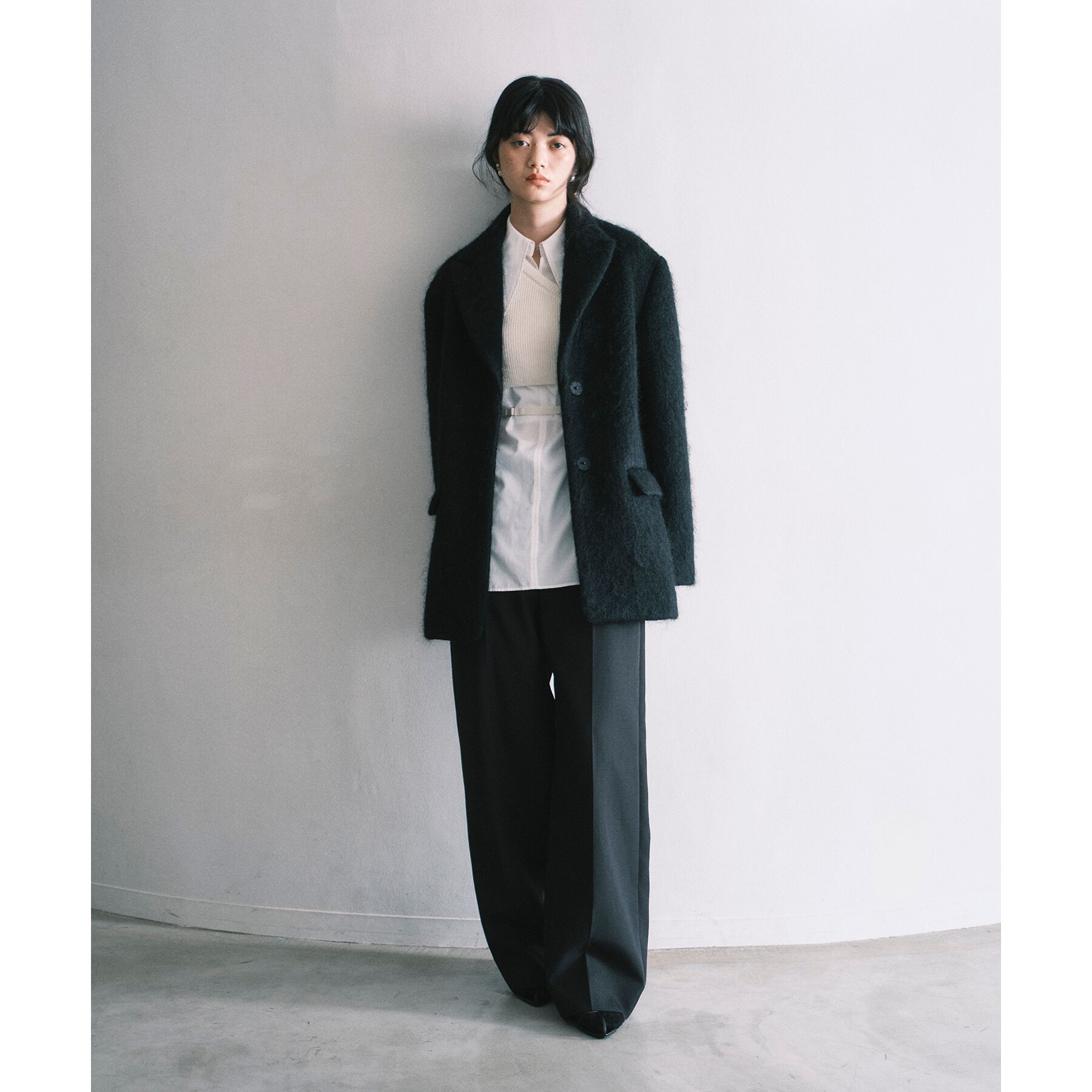 CODE A「◆shaggy jacket coat」|チェスターコート|