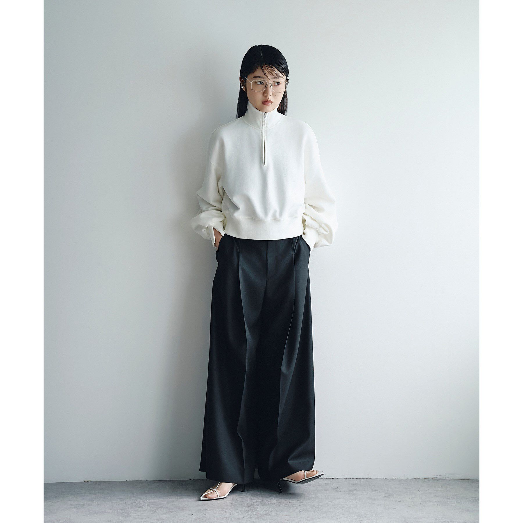 CODE A「puff zip sweat」|パーカー|