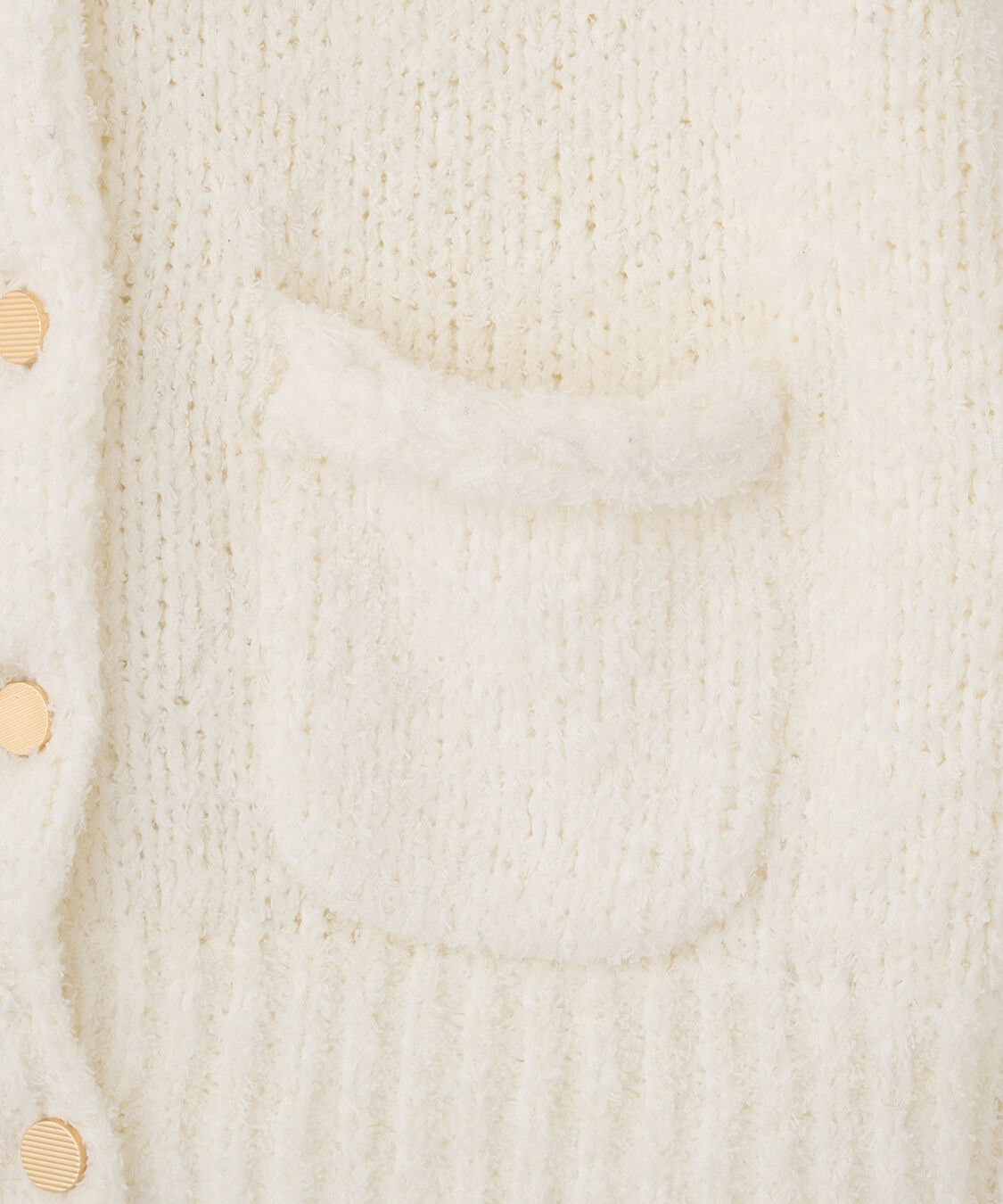 COCO DEAL「トリミングフェザーカーディガン」|ニット・セーター|