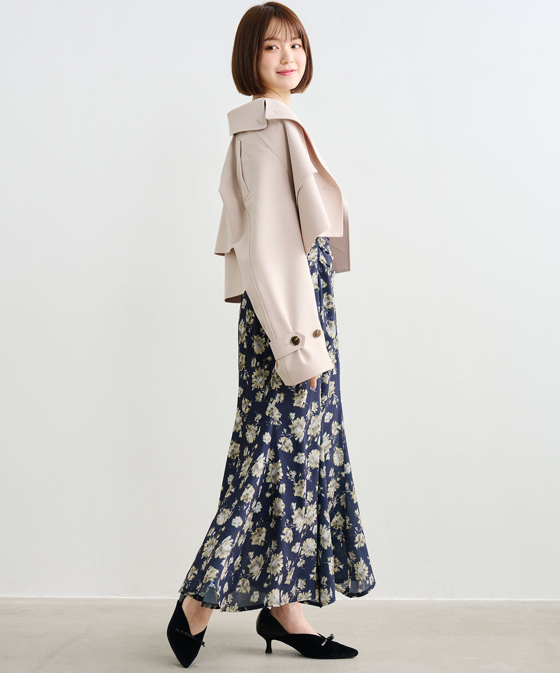 COCO DEAL「ショートトレンチコート」|トレンチコート|