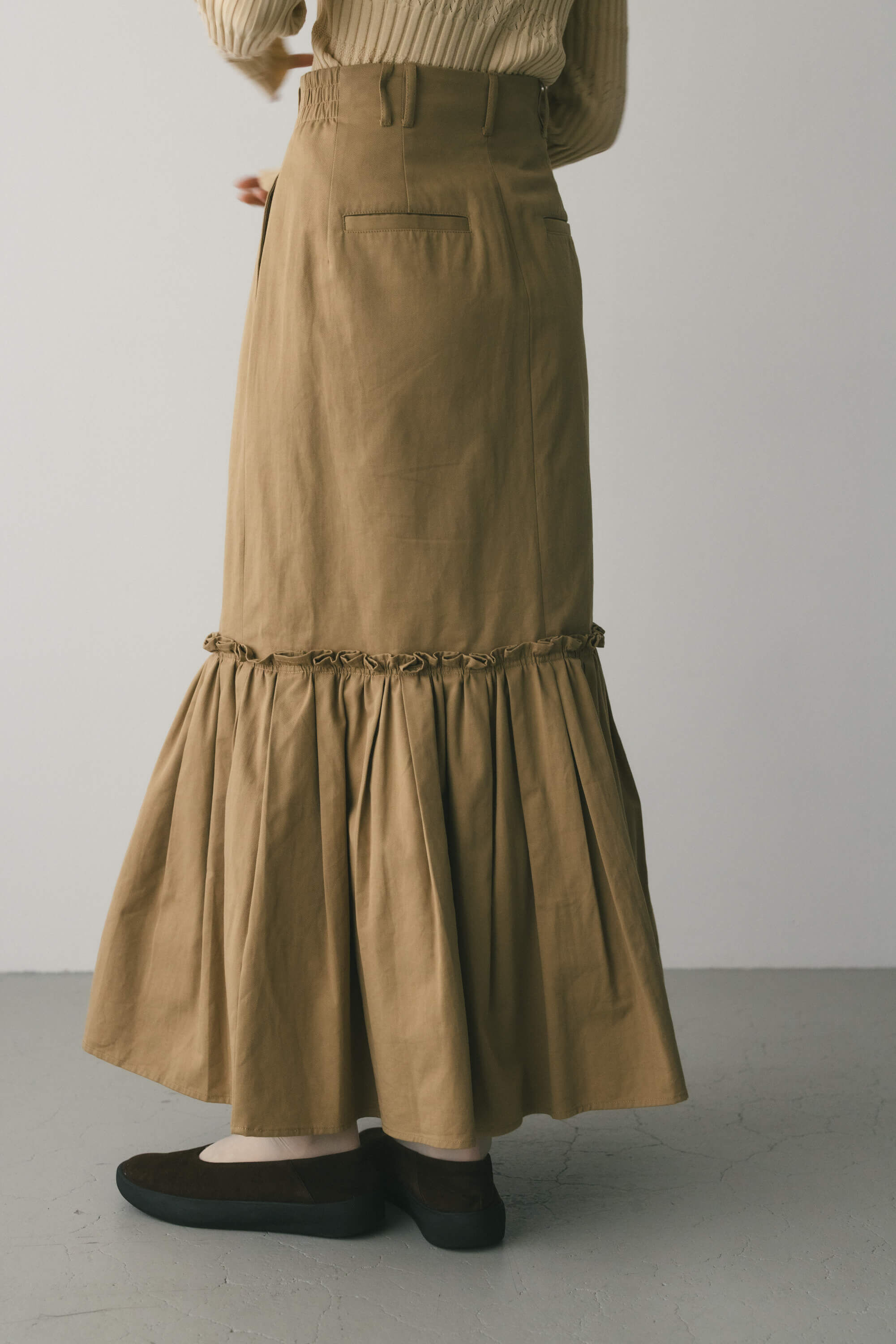 STYLEMIXER「ヘムギャザーチノスカート」|スカート|