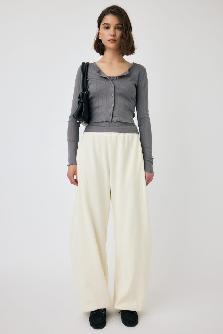 MOUSSY「EYELET U-NECK カーデ & キャミ」|Tシャツ・カットソー|