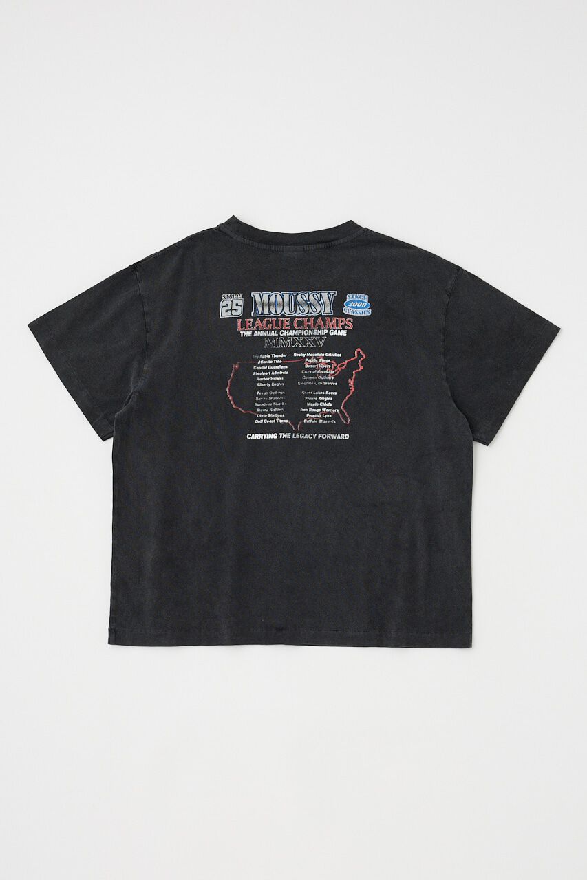 MOUSSY「MOUSSY LEAGUE CHAMPS 25 Tシャツ」|Tシャツ・カットソー|