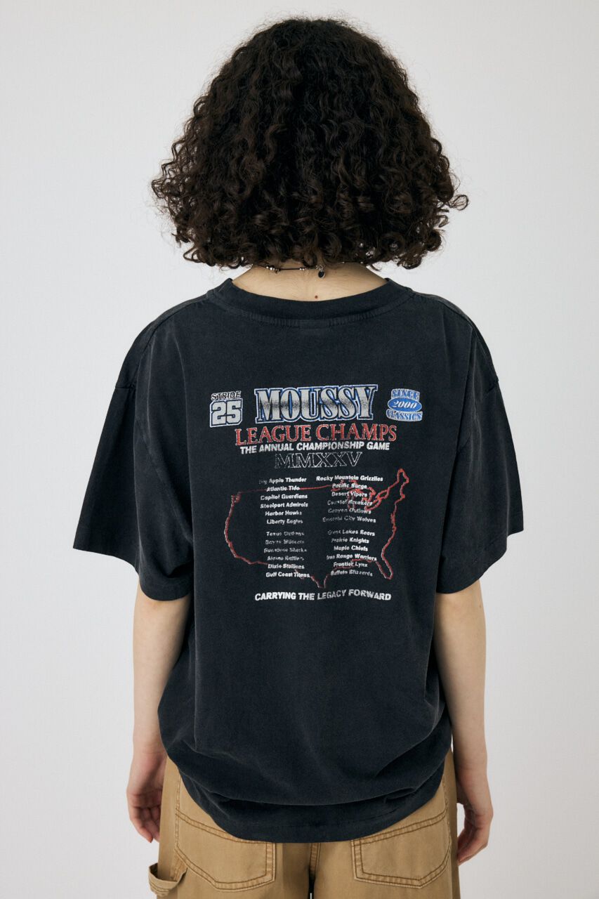 MOUSSY「MOUSSY LEAGUE CHAMPS 25 Tシャツ」|Tシャツ・カットソー|