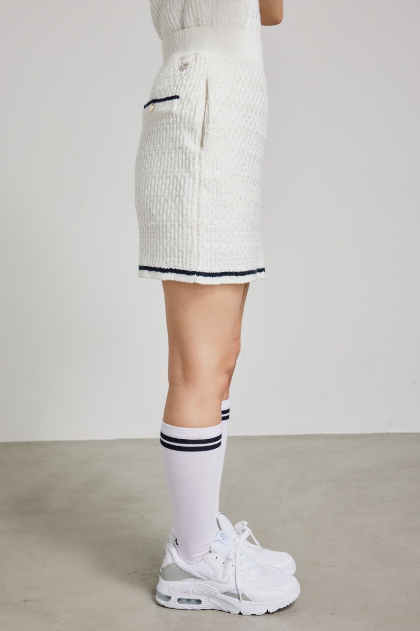 rienda「ニットツイードタイトJW/SK」|スカート|